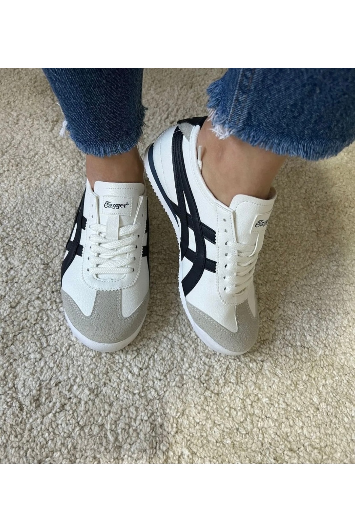 Tayger unisex kadın erkek kaymaz taban sneakers / Beden : 41 / Cinsiyet : Unisex