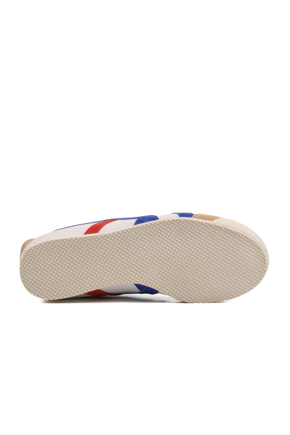 Beyaz Mavi Bağcıklı Unisex Spor Ayakkabı / Beden : 39 / Cinsiyet : Unisex