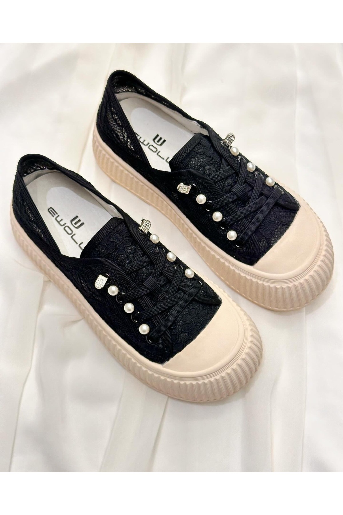 Dantelli Kadın Sneaker / Beden : 40 / Cinsiyet : Kadın / Kız