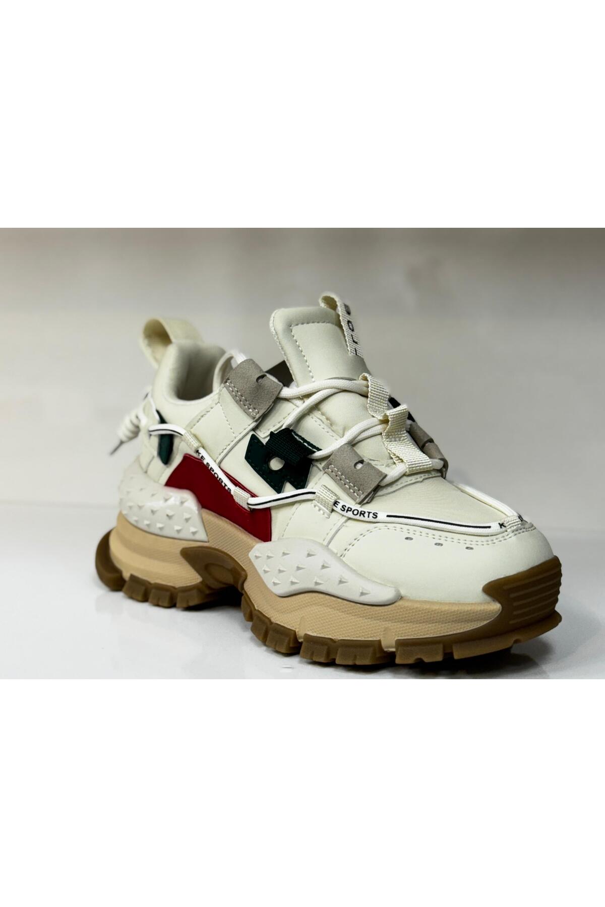 Kadın Sneaker Yüksek Taban Triko Tarz Spor Ayakkabı / Beden : 39 / Cinsiyet : Kadın / Kız