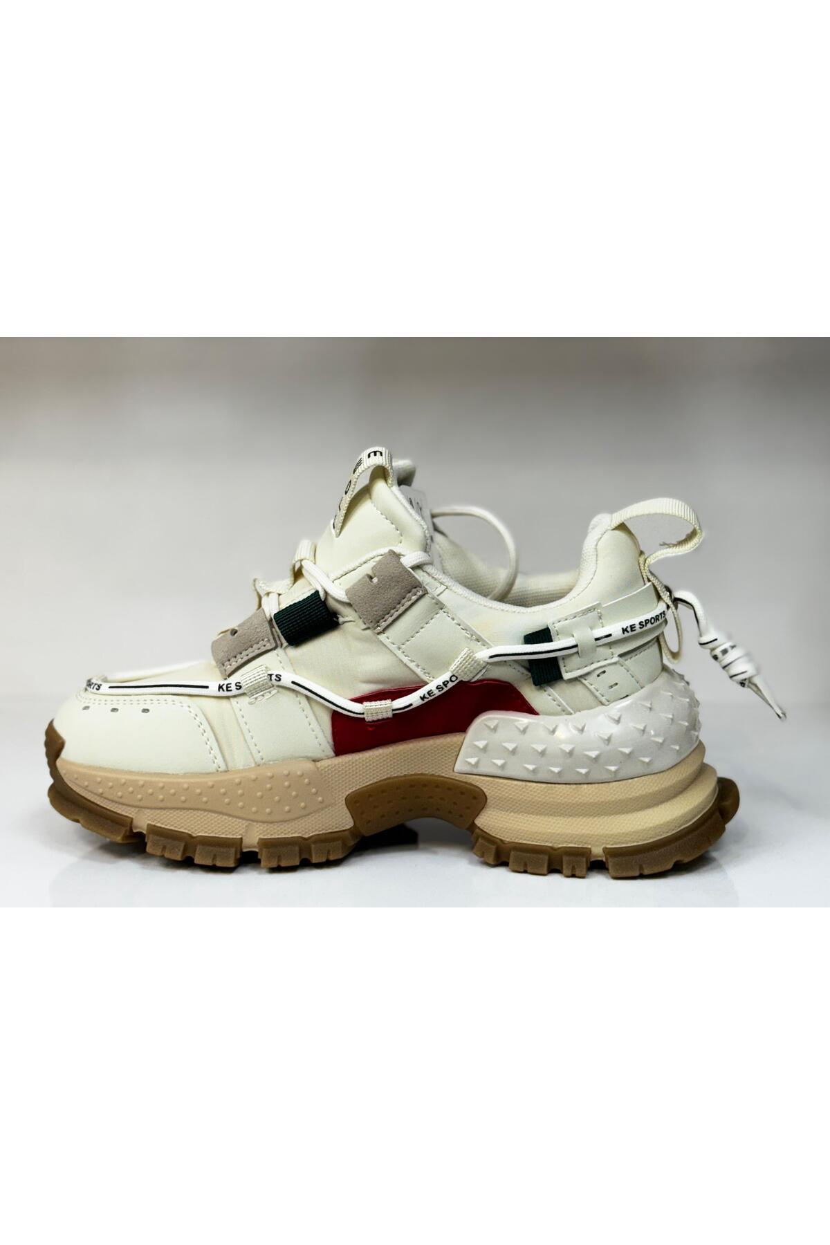 Kadın Sneaker Yüksek Taban Triko Tarz Spor Ayakkabı / Beden : 38 / Cinsiyet : Kadın / Kız