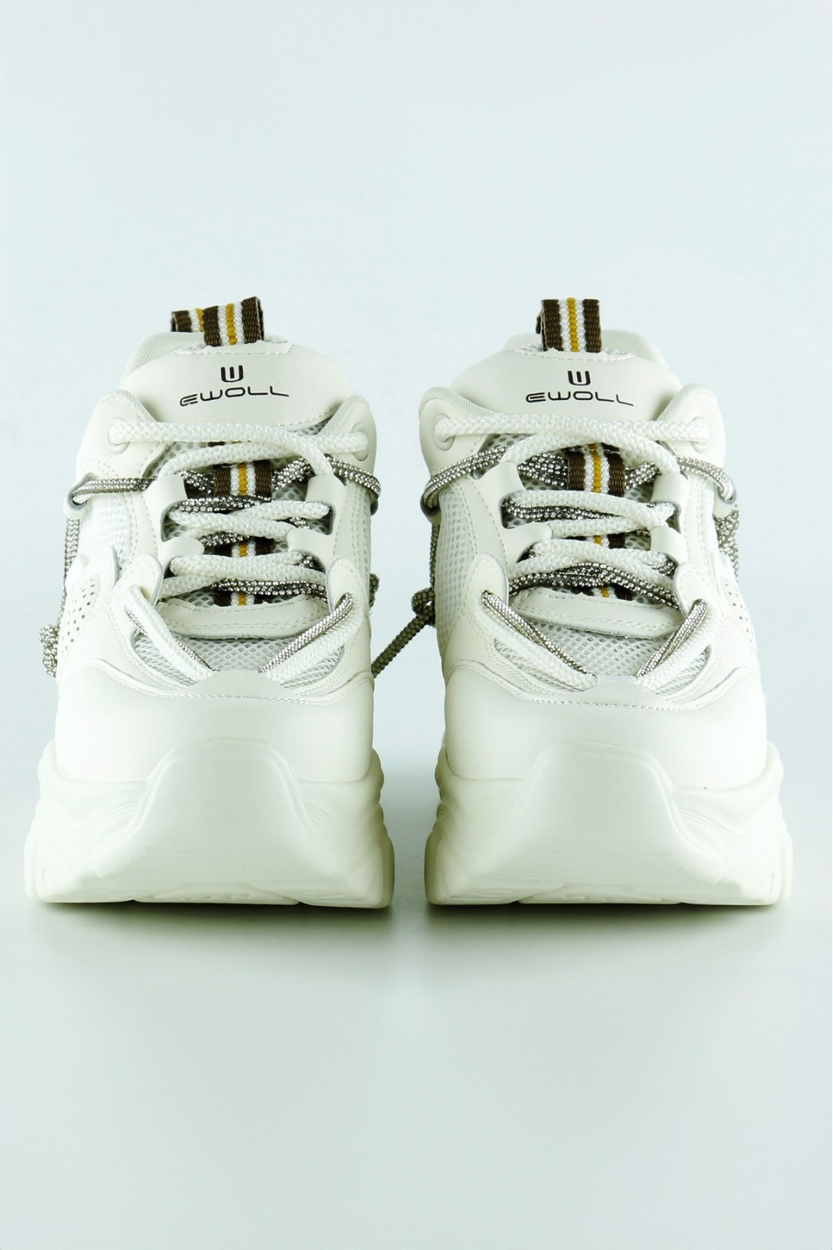 Kadın Sneaker Yüksek Taban Triko Tarz Spor Ayakkabı / Beden : 38 / Cinsiyet : Kadın / Kız