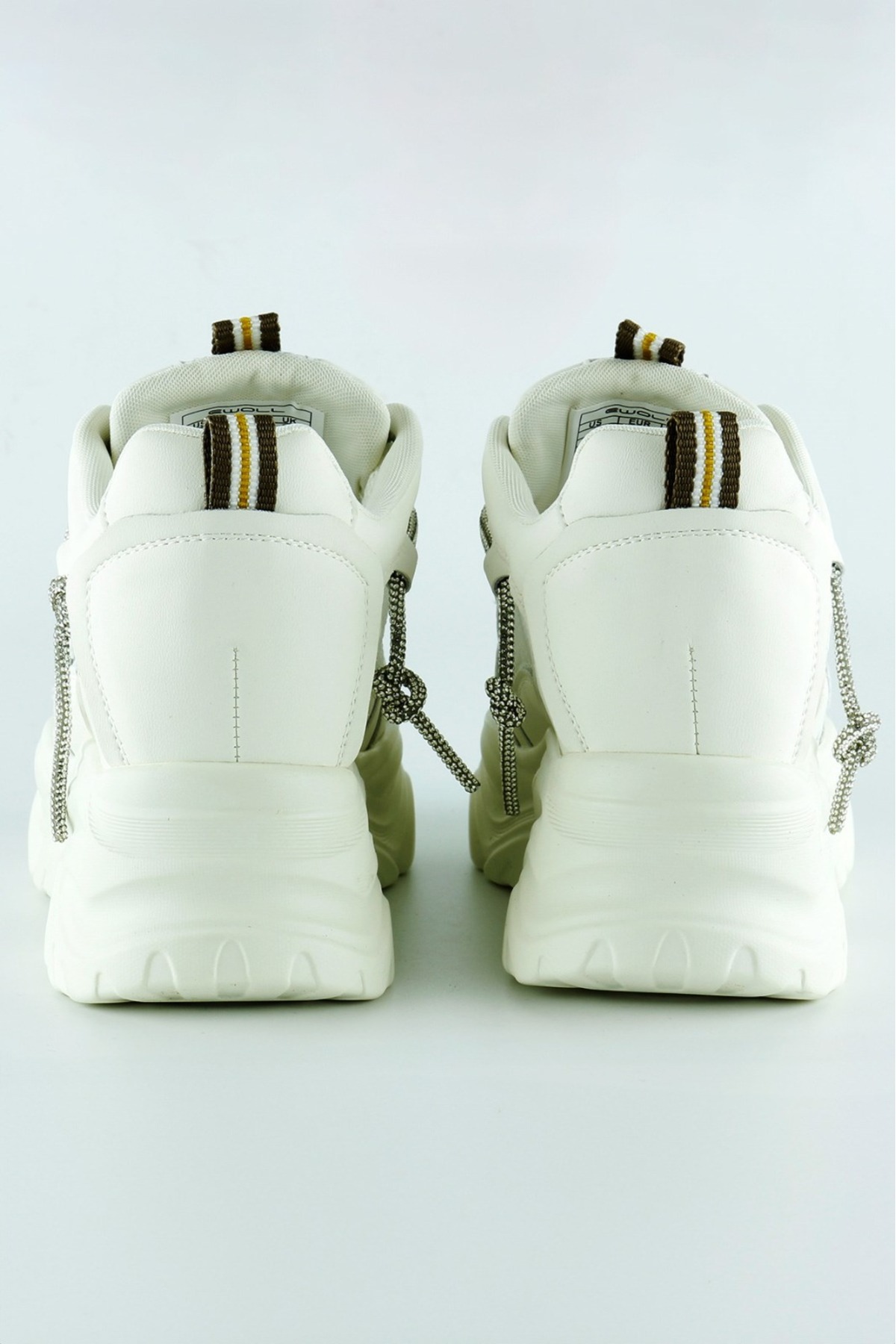 Kadın Sneaker Yüksek Taban Triko Tarz Spor Ayakkabı / Beden : 36 / Cinsiyet : Kadın / Kız