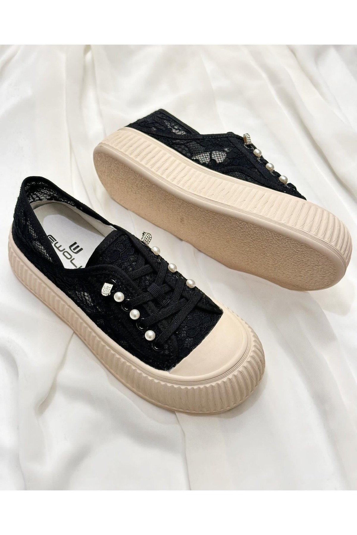 Dantelli Kadın Sneaker / Beden : 37 / Cinsiyet : Kadın / Kız