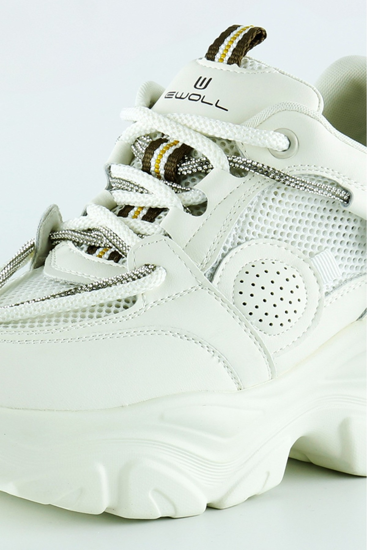 Kadın Sneaker Yüksek Taban Triko Tarz Spor Ayakkabı / Beden : 40 / Cinsiyet : Kadın / Kız