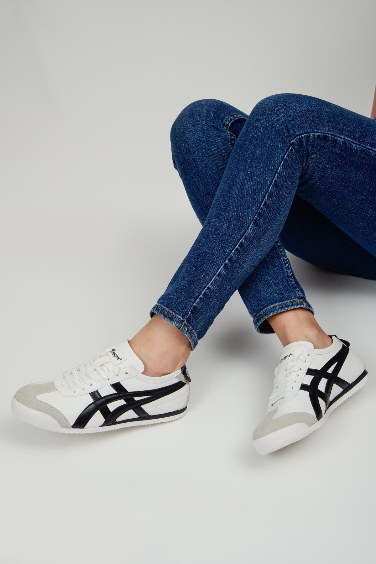 Orthopedix Unisex Sneakers Spor Ayakkabı Beyaz - Siyah / Beden : 39 / Cinsiyet : Unisex