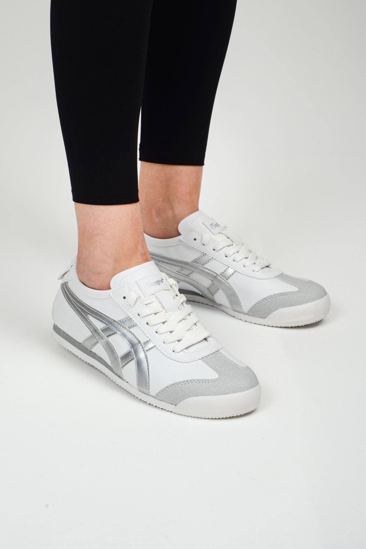 Orthopedix Unisex Sneakers Spor Ayakkabı Beyaz-gümüş / Beden : 43 / Cinsiyet : Unisex