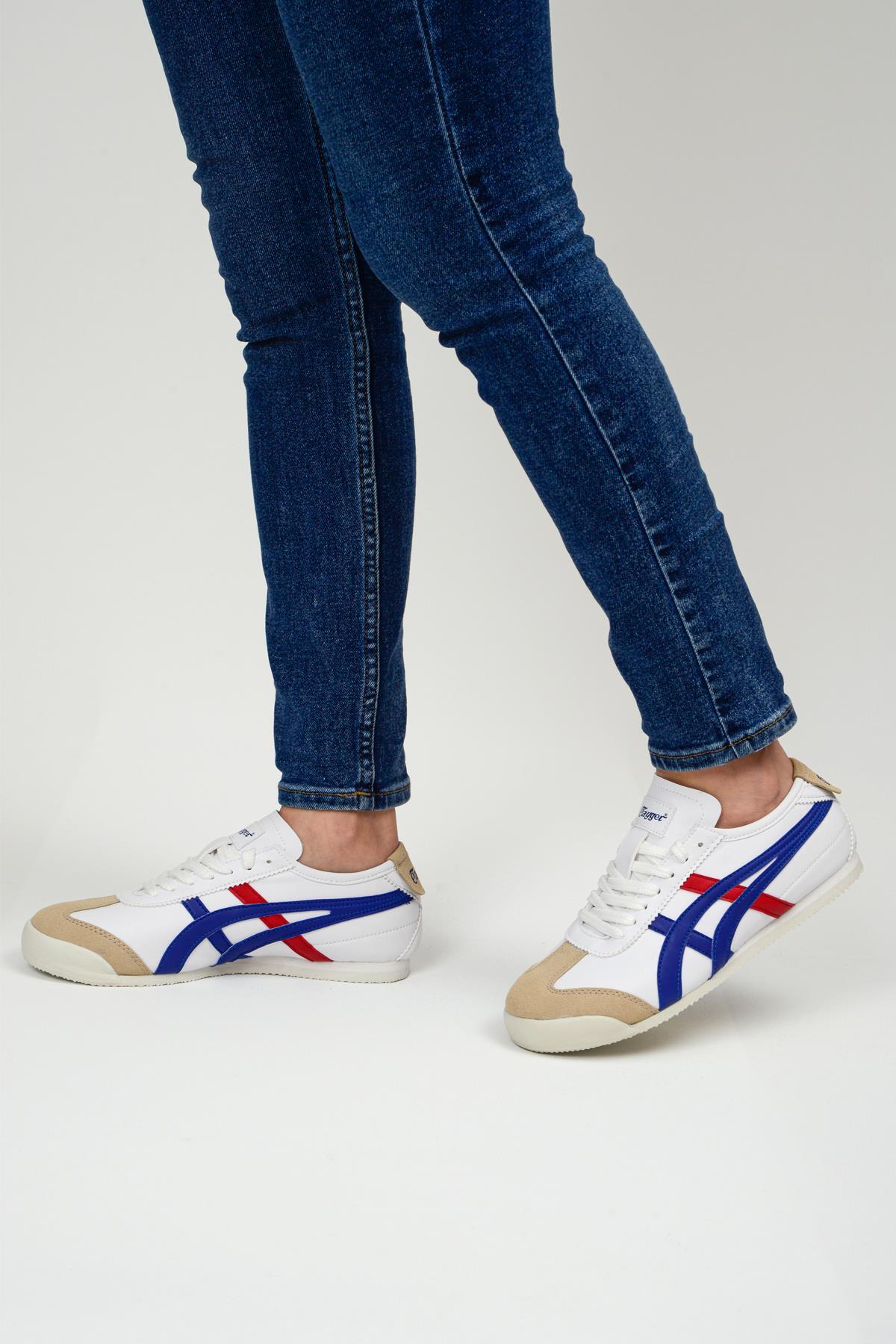 Orthopedix Unisex Sneakers Spor Ayakkabı Beyaz-mavi-kırmızı / Beden : 37 / Cinsiyet : Unisex