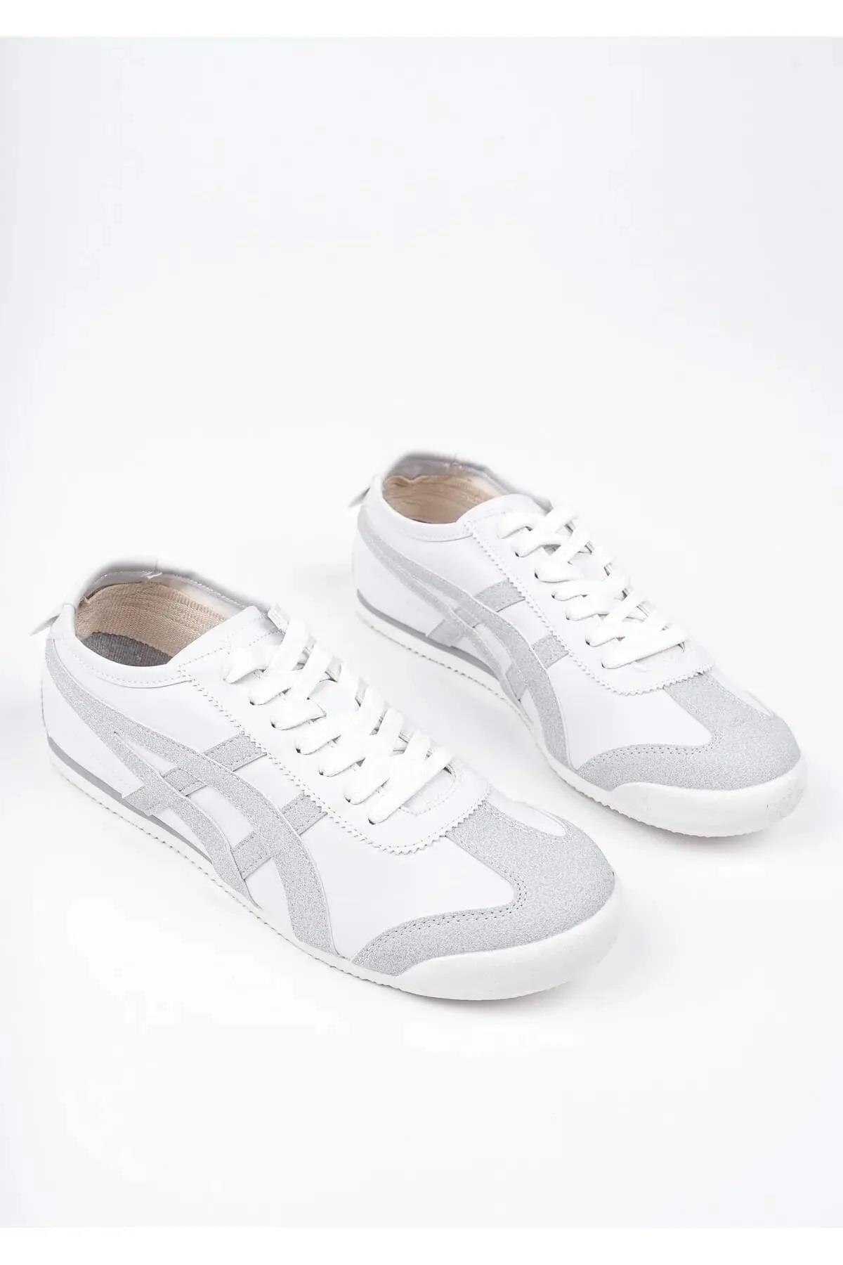 Orthopedix Unisex Sneakers Spor Ayakkabı Beyaz - Gri / Beden : 43 / Cinsiyet : Unisex