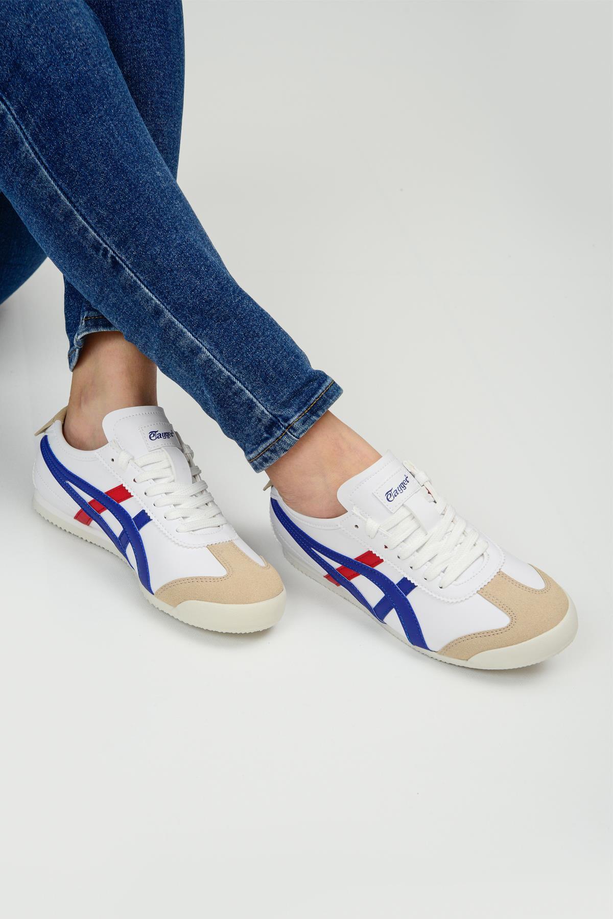 Orthopedix Unisex Sneakers Spor Ayakkabı Beyaz-mavi-kırmızı / Beden : 38 / Cinsiyet : Unisex