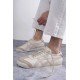 Orthopedix Unisex Sneakers Spor Ayakkabı Ekru - Bej / Beden : 44 / Cinsiyet : Unisex