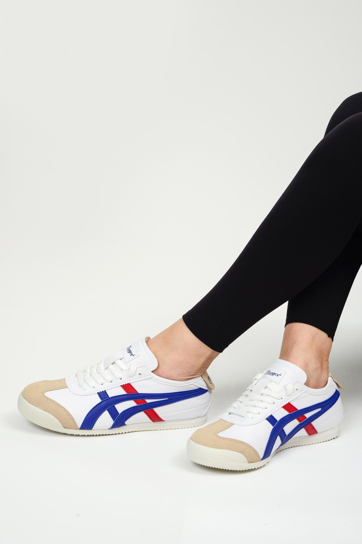 Orthopedix Unisex Sneakers Spor Ayakkabı Beyaz-mavi-kırmızı / Beden : 39 / Cinsiyet : Unisex