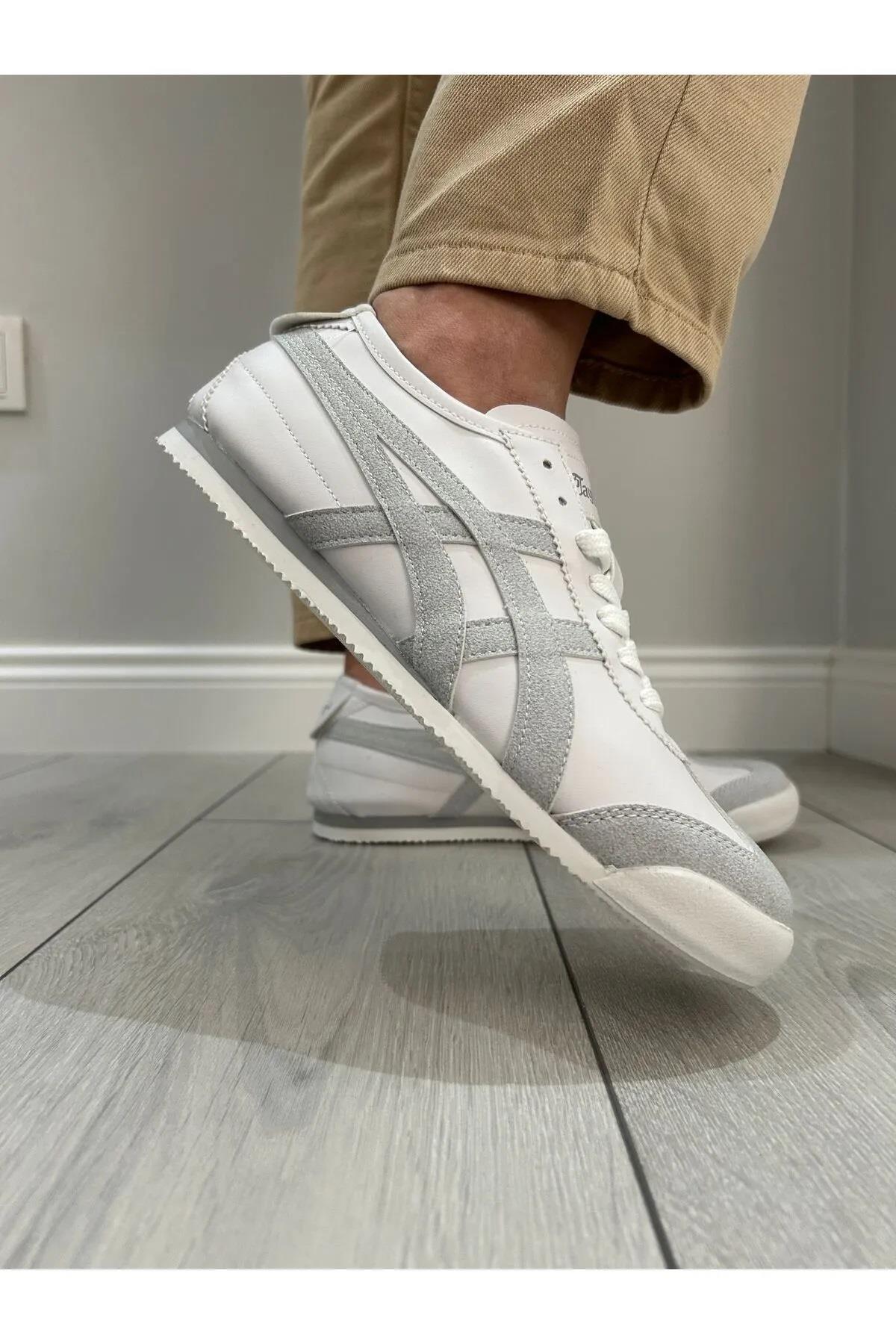 Orthopedix Unisex Sneakers Spor Ayakkabı Beyaz - Gri / Beden : 43 / Cinsiyet : Unisex