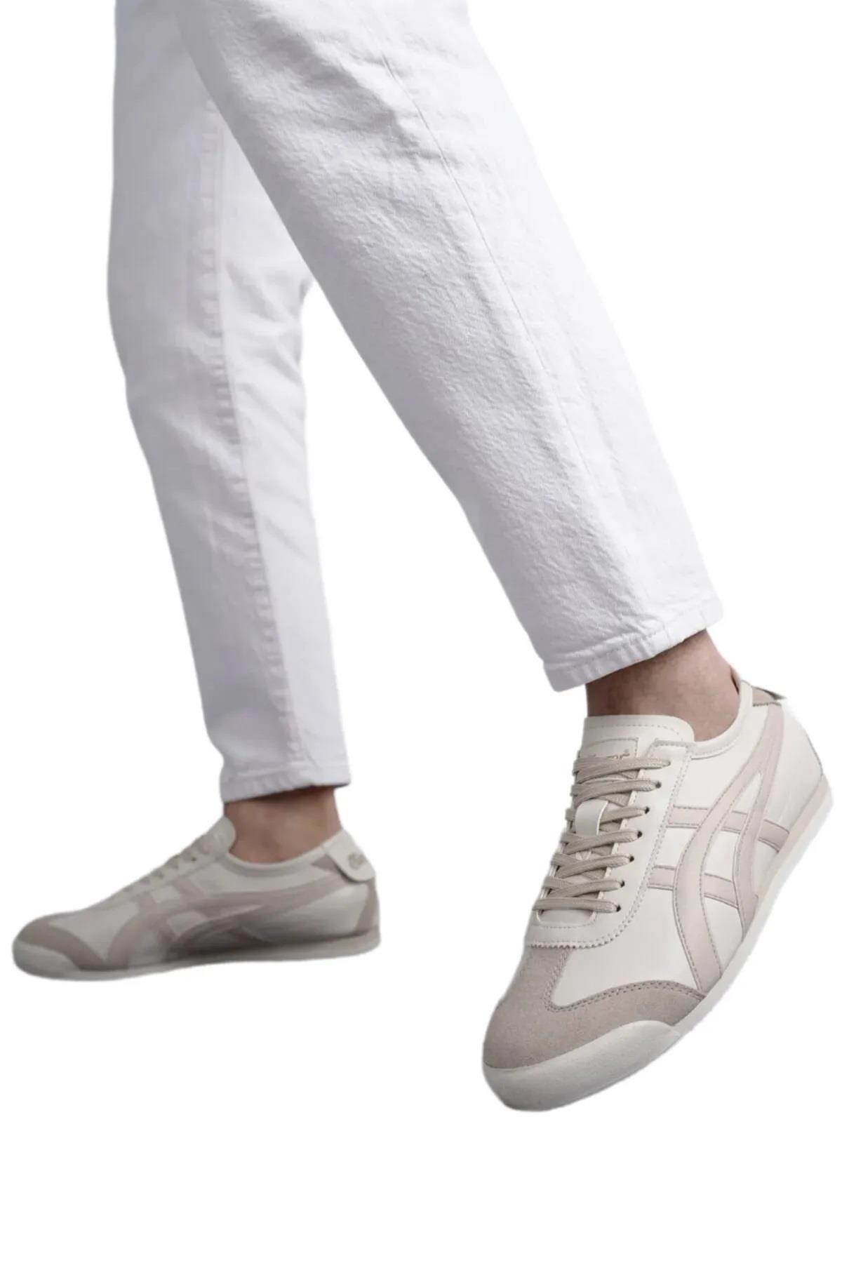 Orthopedix Unisex Sneakers Spor Ayakkabı Ekru - Bej / Beden : 41 / Cinsiyet : Unisex