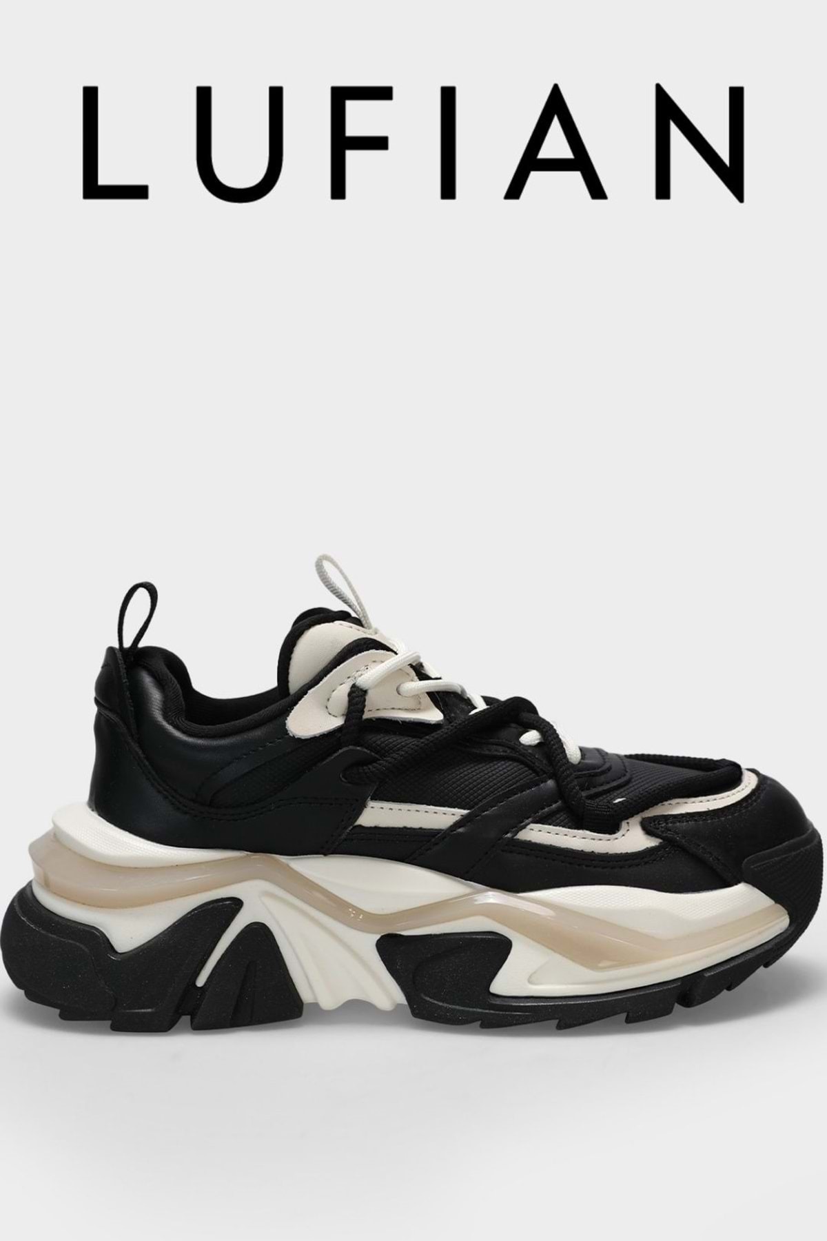 122230015 Kate Sneaker Unisex Deri Spor Ayakkabı SİYAH / Beden : 38 / Cinsiyet : Unisex