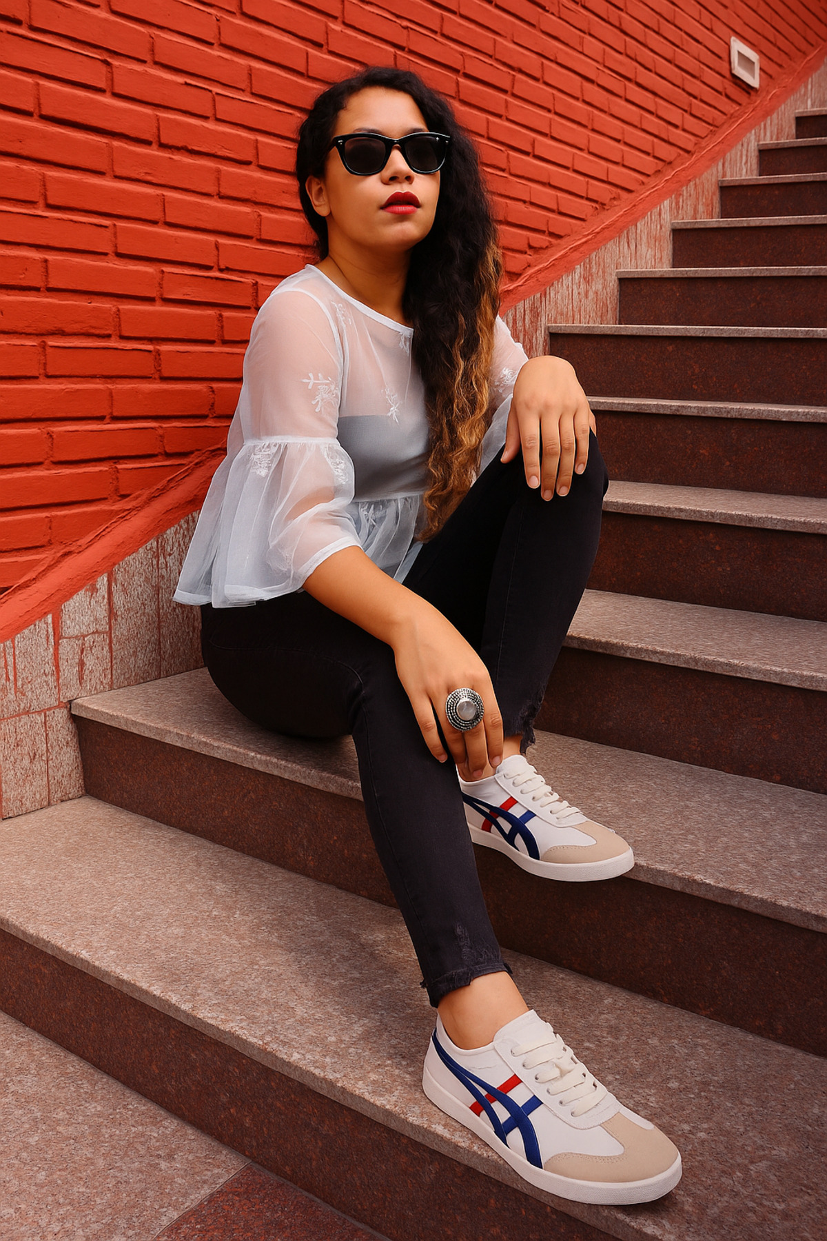 SMB Unisex Sneaker Günlük Deri Spor Ayakkabı / Beden : 36 / Cinsiyet : Kadın / Kız