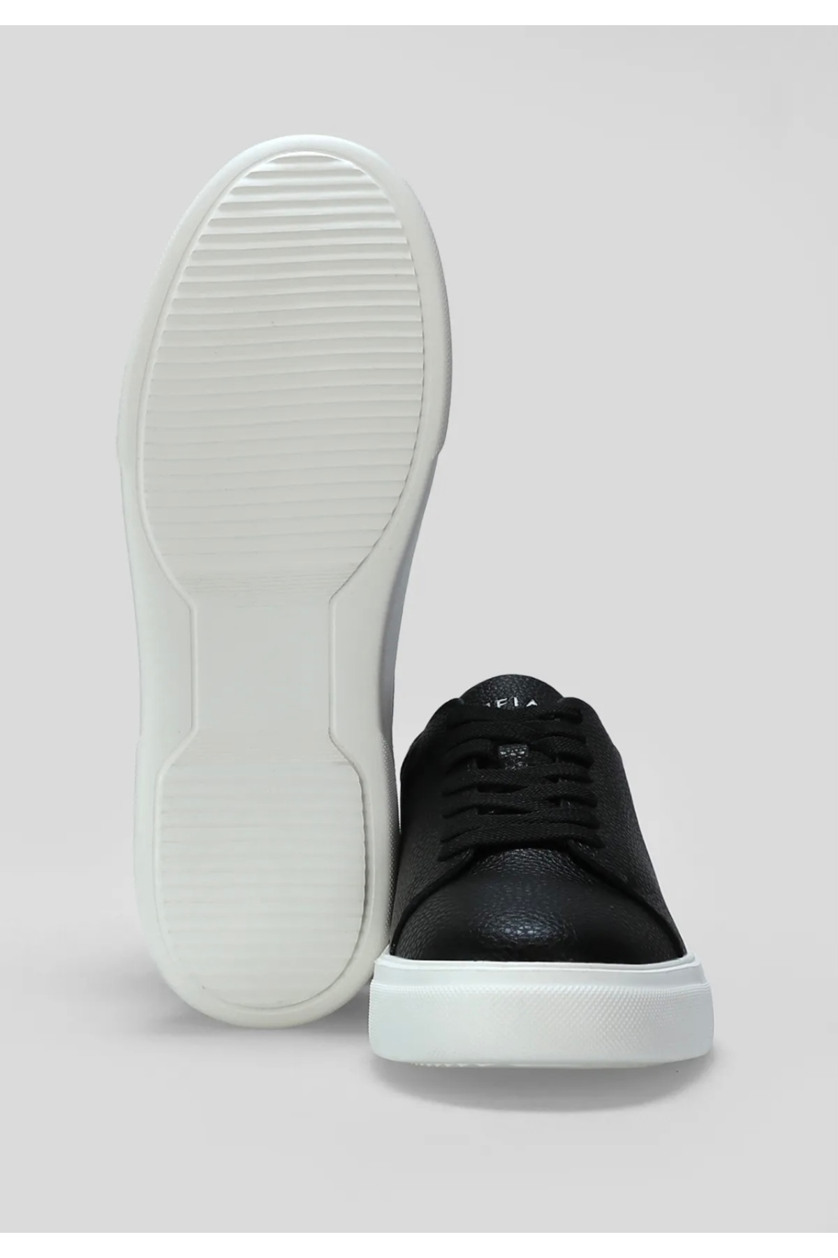 LUFİAN TOMMY ERKEK DERİ SNEAKER SİYAH AYAKKABI / Beden : 41 / Cinsiyet : Erkek