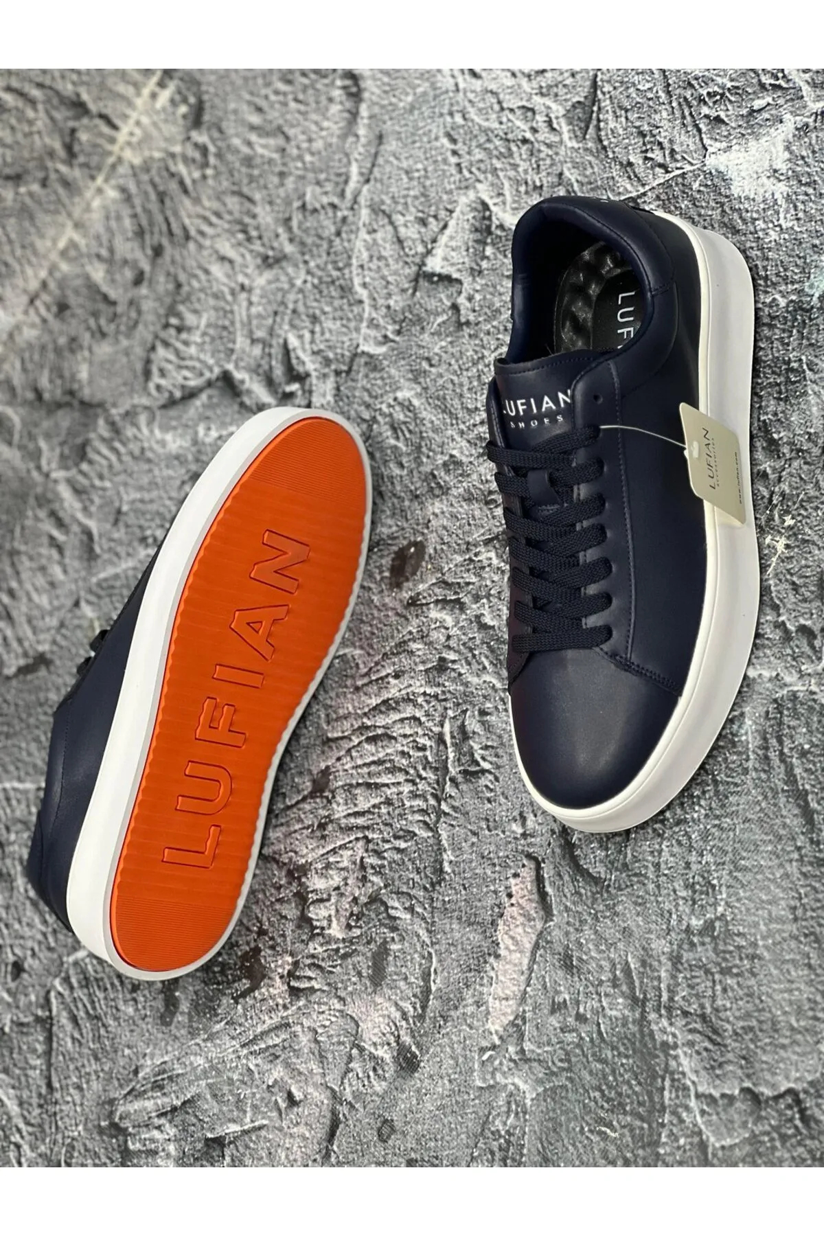 Anton Sneaker Erkek Deri Ayakkabı Lacivert 111230254 / Beden : 42 / Cinsiyet : Erkek