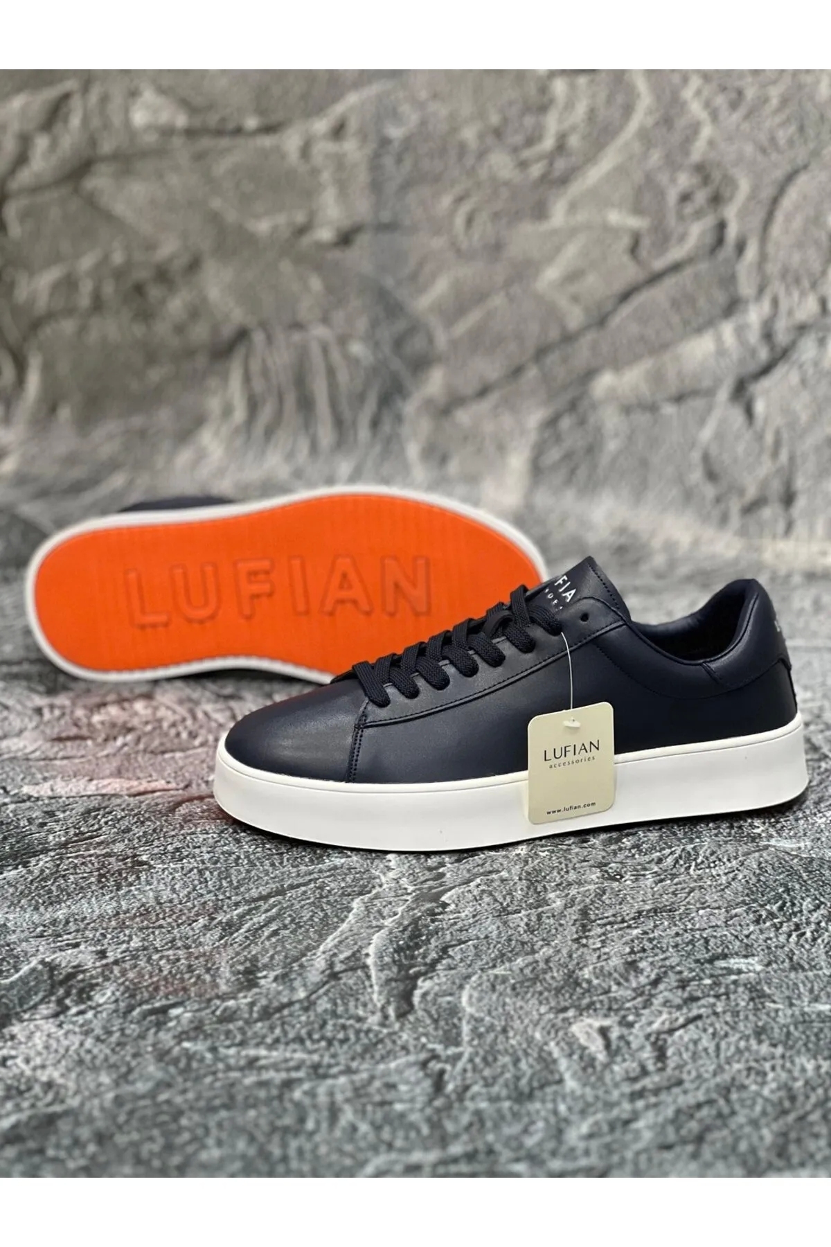 Anton Sneaker Erkek Deri Ayakkabı Lacivert 111230254 / Beden : 42 / Cinsiyet : Erkek