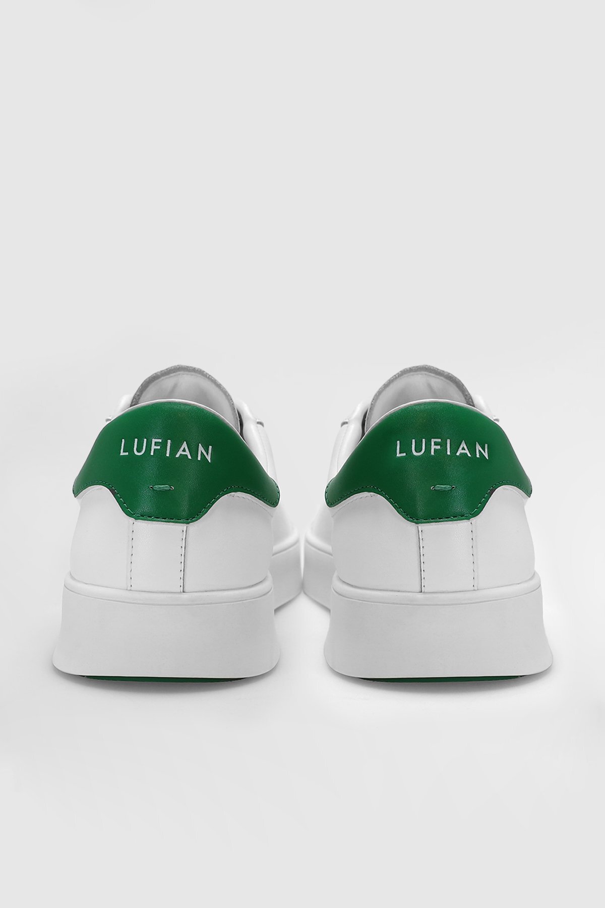 111230254 Anton Sneaker Erkek Deri Ayakkabı Beyaz Yeşil / Beden : 43 / Cinsiyet : Erkek