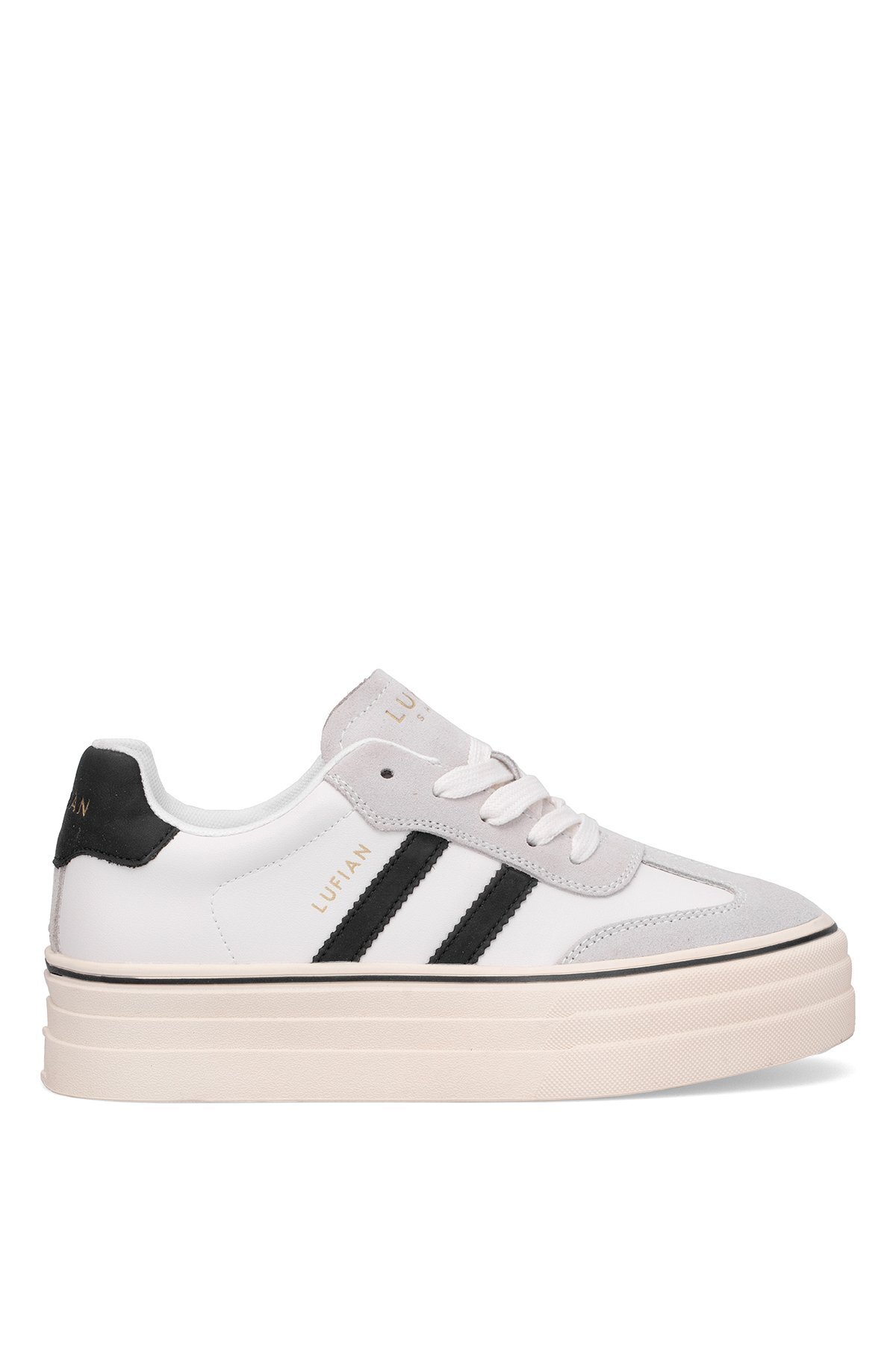 121230025N Angela Kadın Hakiki Deri Klasik Sneaker Beyaz / Beden : 39 / Cinsiyet : Kadın / Kız