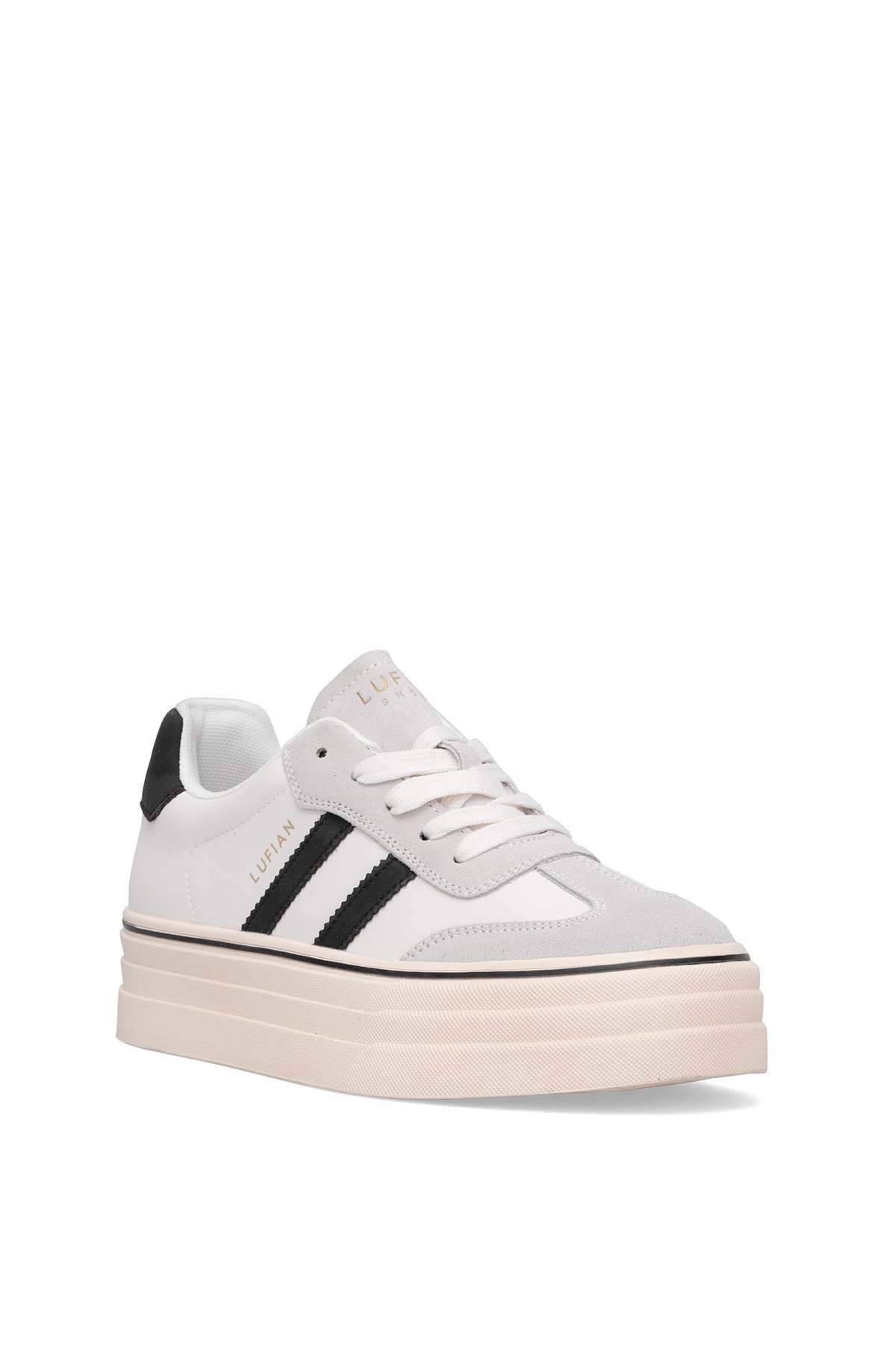 121230025N Angela Kadın Hakiki Deri Klasik Sneaker Beyaz / Beden : 39 / Cinsiyet : Kadın / Kız