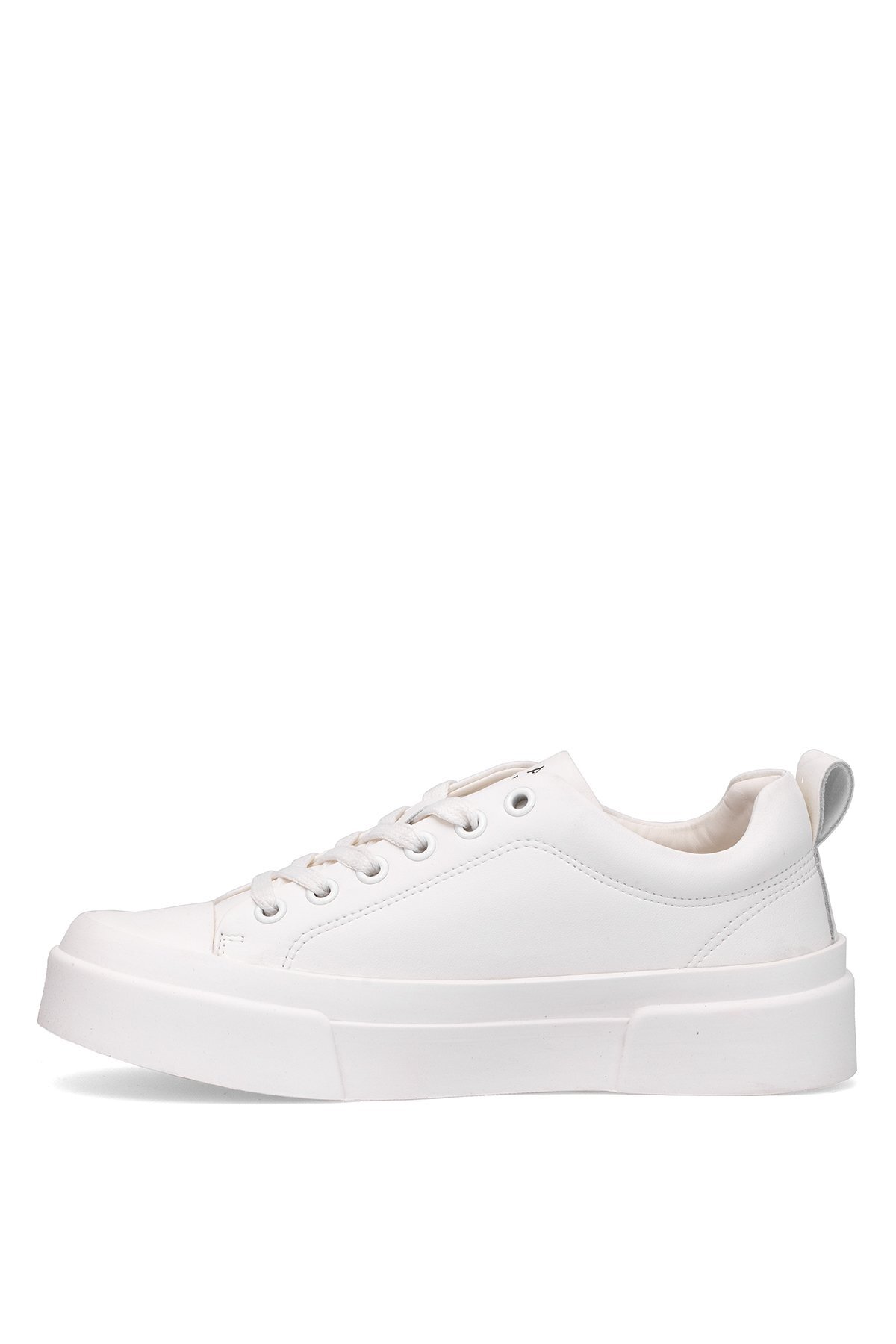 121230038 Mia Kadın Hakiki Deri Klasik Sneaker Beyaz / Beden : 40 / Cinsiyet : Kadın / Kız