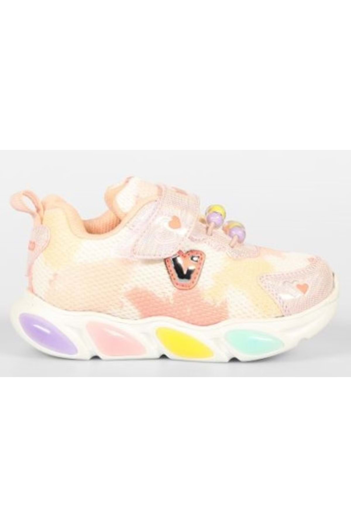 Gelato Işıklı Ortopedik Çocuk Spor Ayakkabı PUDRA / Beden : 27 / Cinsiyet : Unisex
