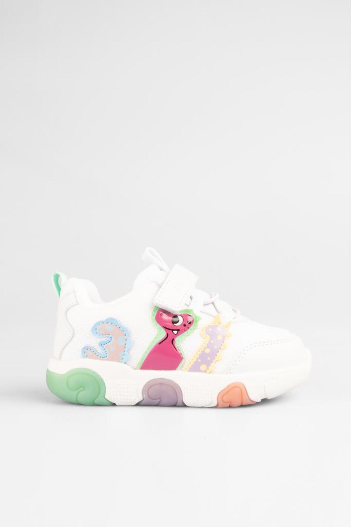 Number Beyaz Yeşil Çocuk Sneakers / Beden : 29 / Cinsiyet : Unisex