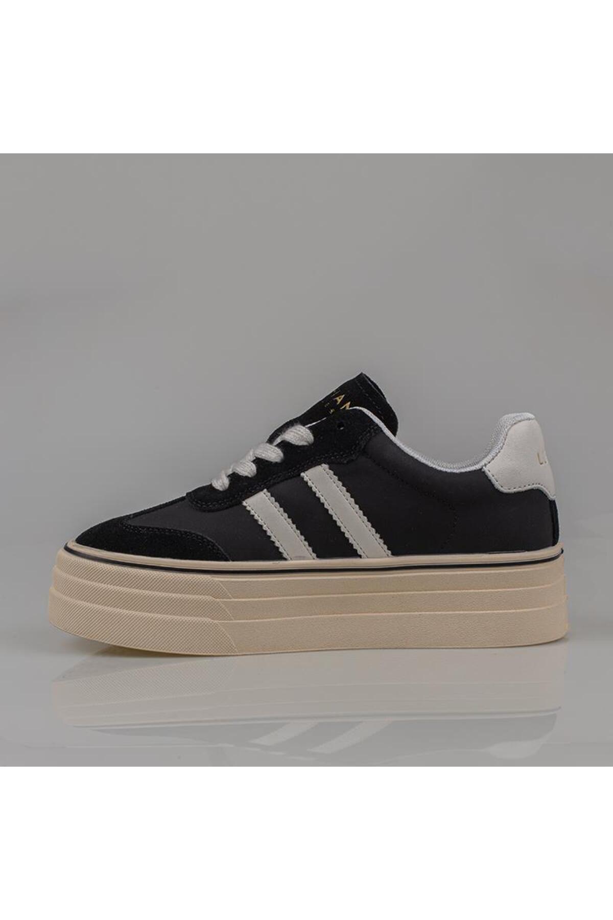 Siyah Angela Kadın Kalın Taban Sneaker / Beden : 36 / Cinsiyet : Kadın / Kız