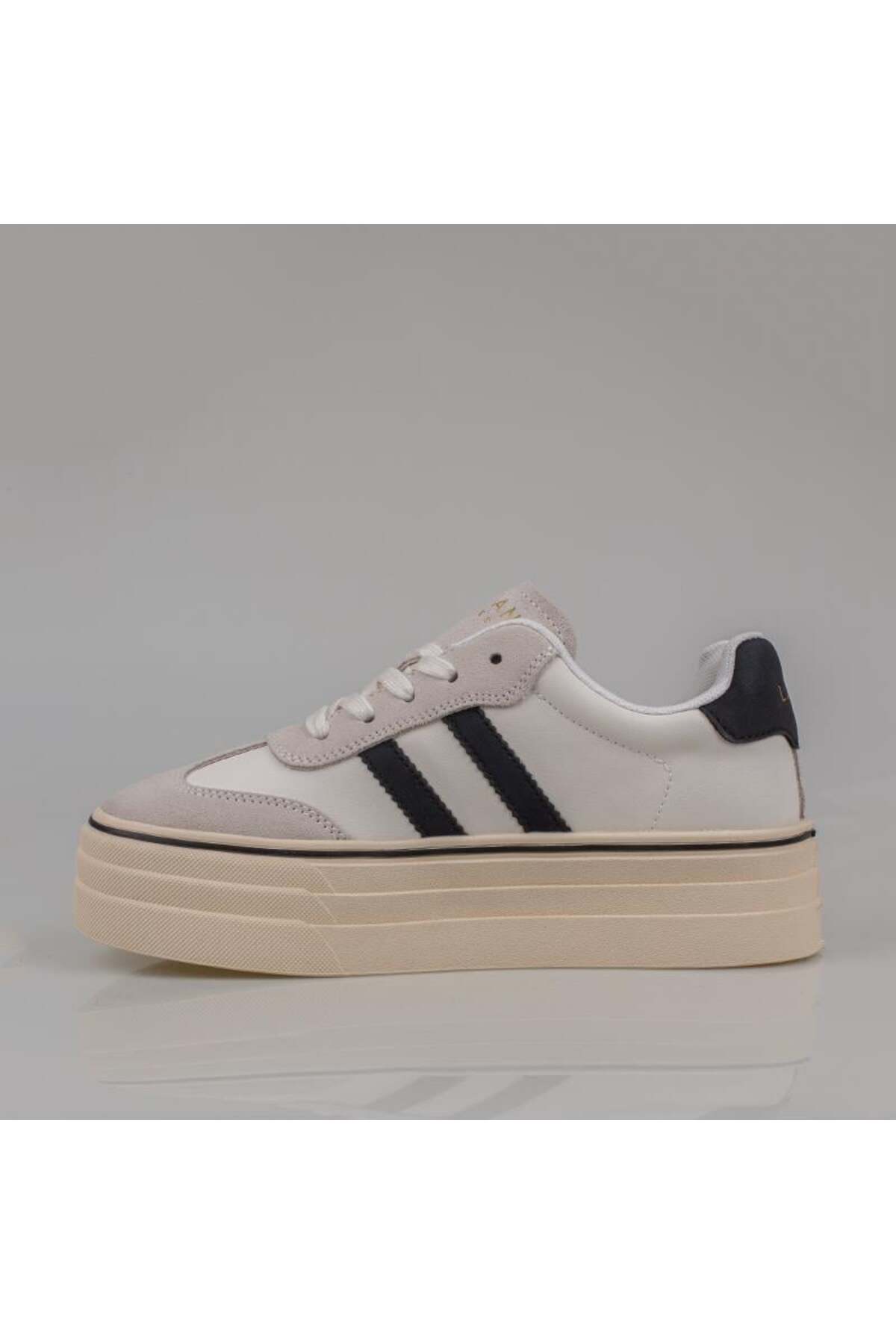 Beyaz Angela Kadın Kalın Taban Sneaker / Beden : 39 / Cinsiyet : Kadın / Kız