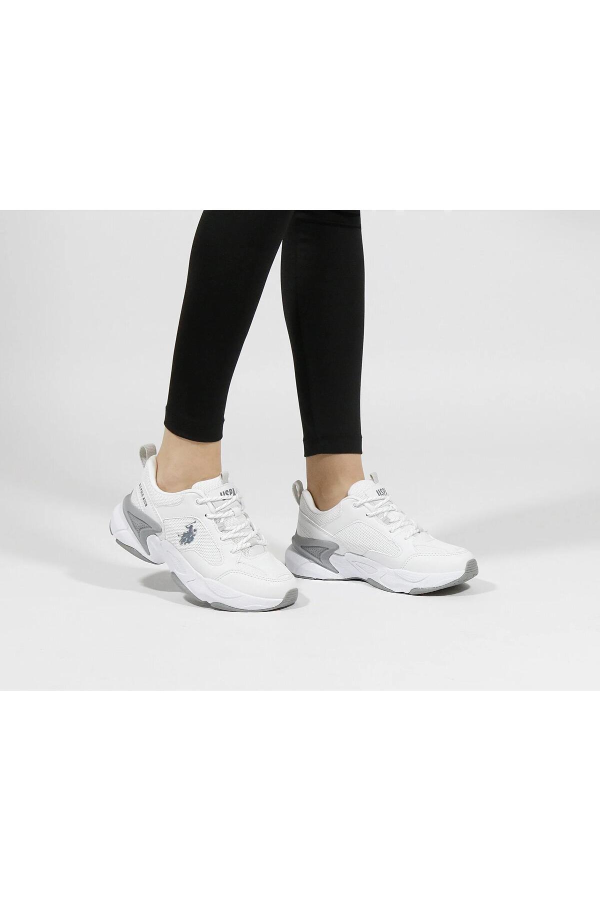 U.S. Polo Assn Maybe WMN 4FX Beyaz Kadın Spor Ayakkabı / Beden : 40 / Cinsiyet : Kadın / Kız