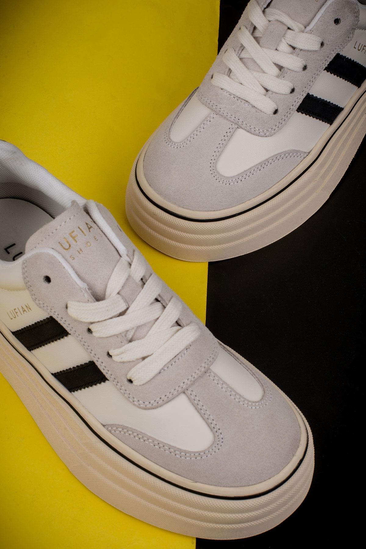 Beyaz Angela Kadın Kalın Taban Sneaker / Beden : 40 / Cinsiyet : Kadın / Kız