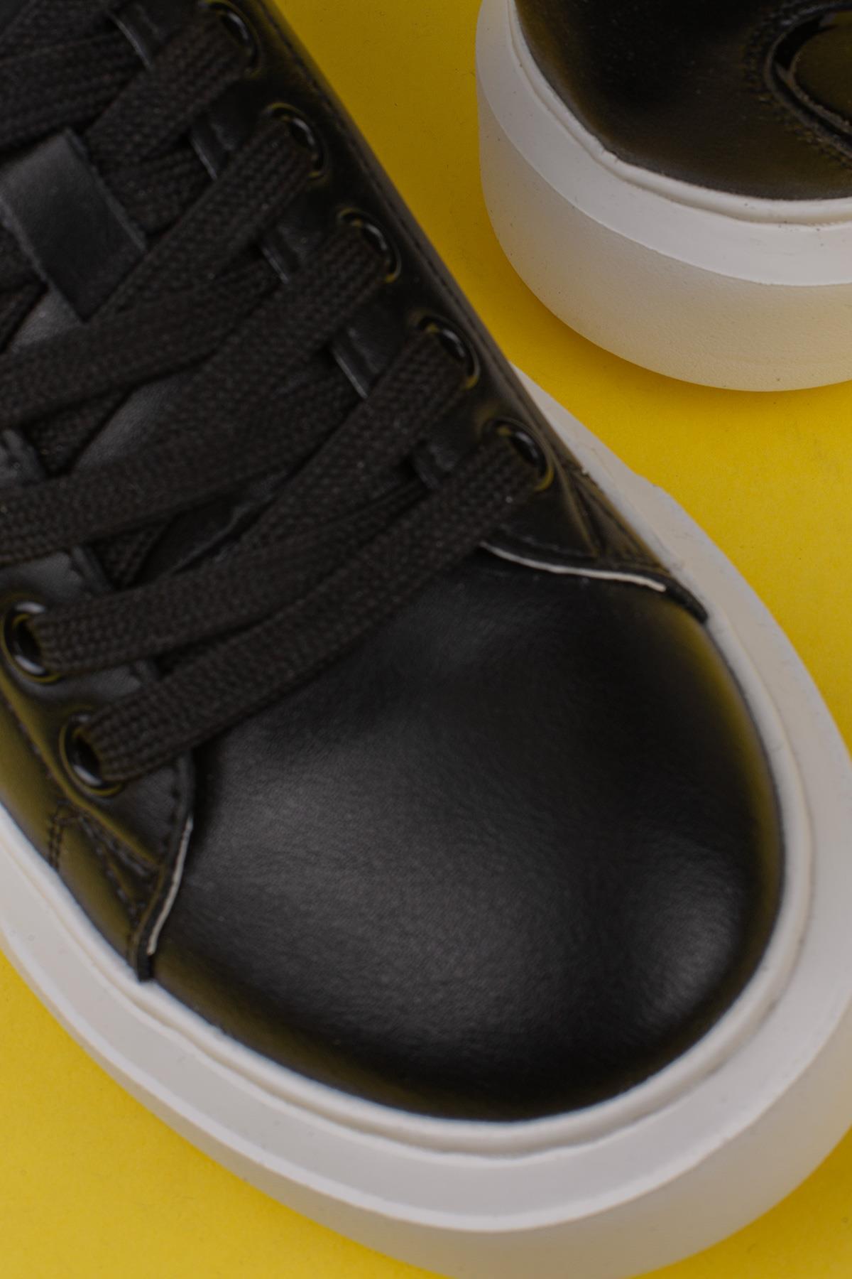 Siyah Amy Hakiki Deri Kadın Sneaker / Beden : 39 / Cinsiyet : Kadın / Kız