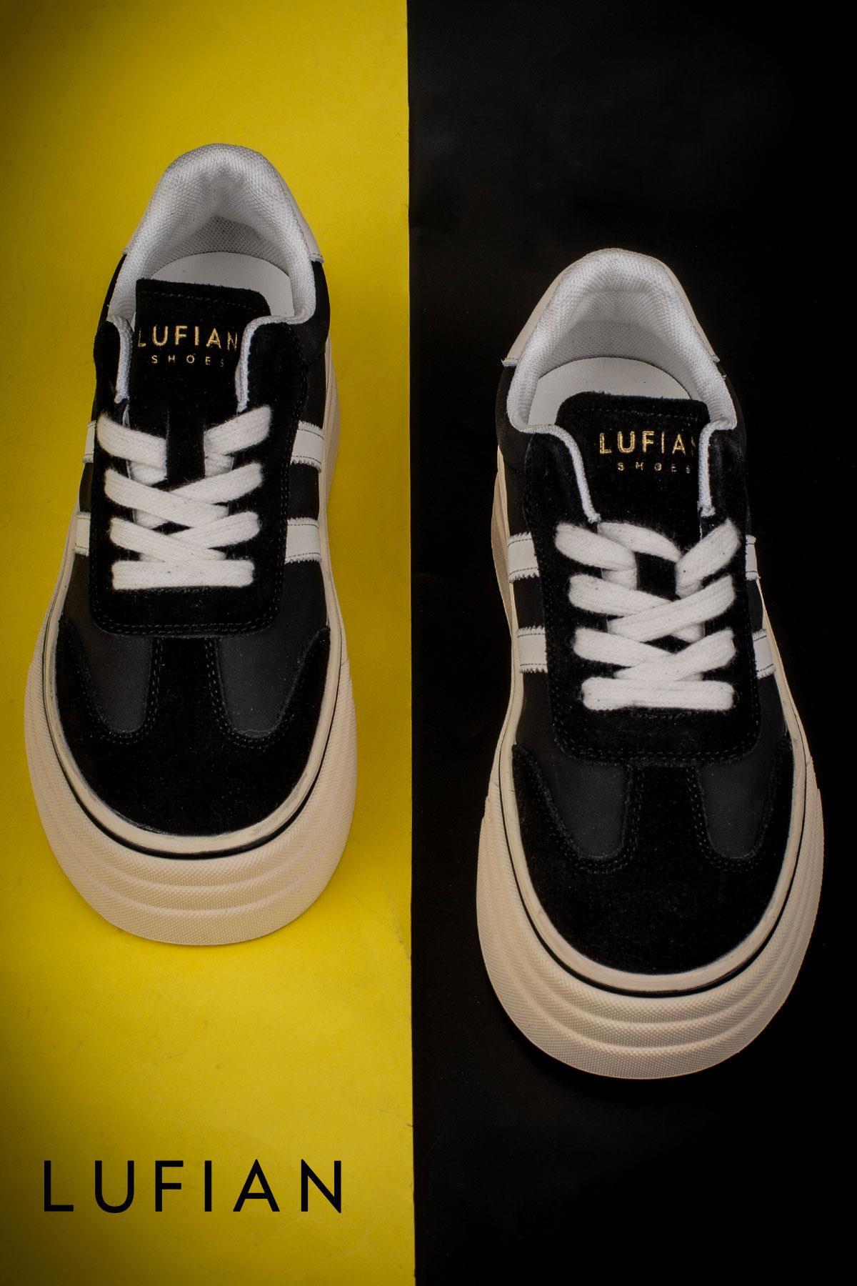 Siyah Angela Kadın Kalın Taban Sneaker / Beden : 39 / Cinsiyet : Kadın / Kız