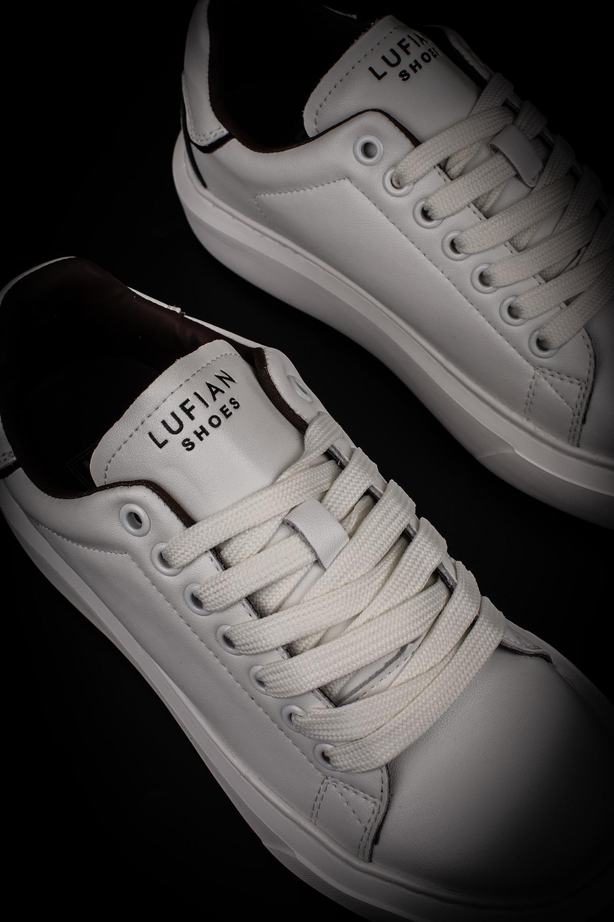 Beyaz Amy Hakiki Deri Kadın Sneaker / Beden : 37 / Cinsiyet : Kadın / Kız