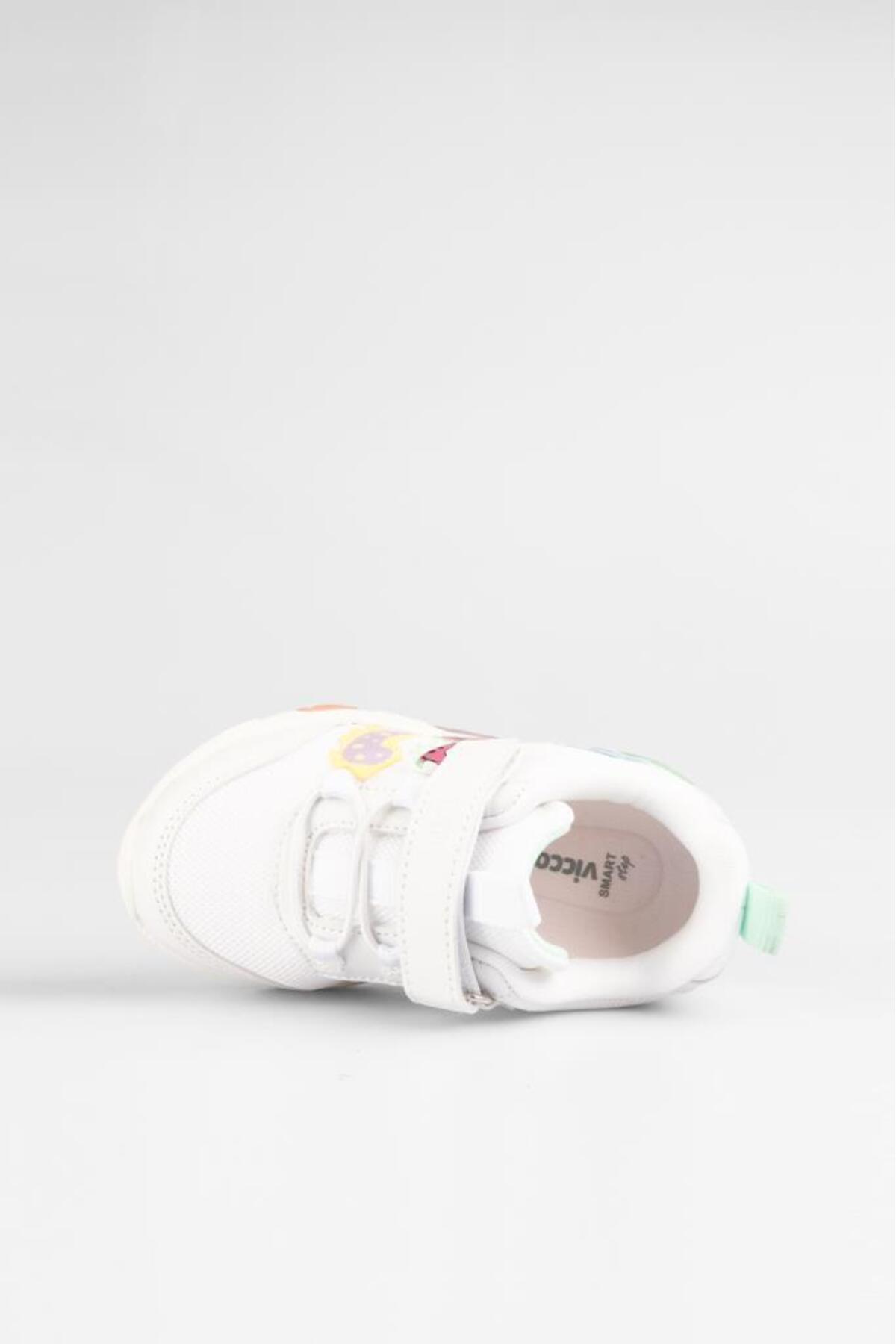 Number Beyaz Yeşil Çocuk Sneakers / Beden : 30 / Cinsiyet : Unisex