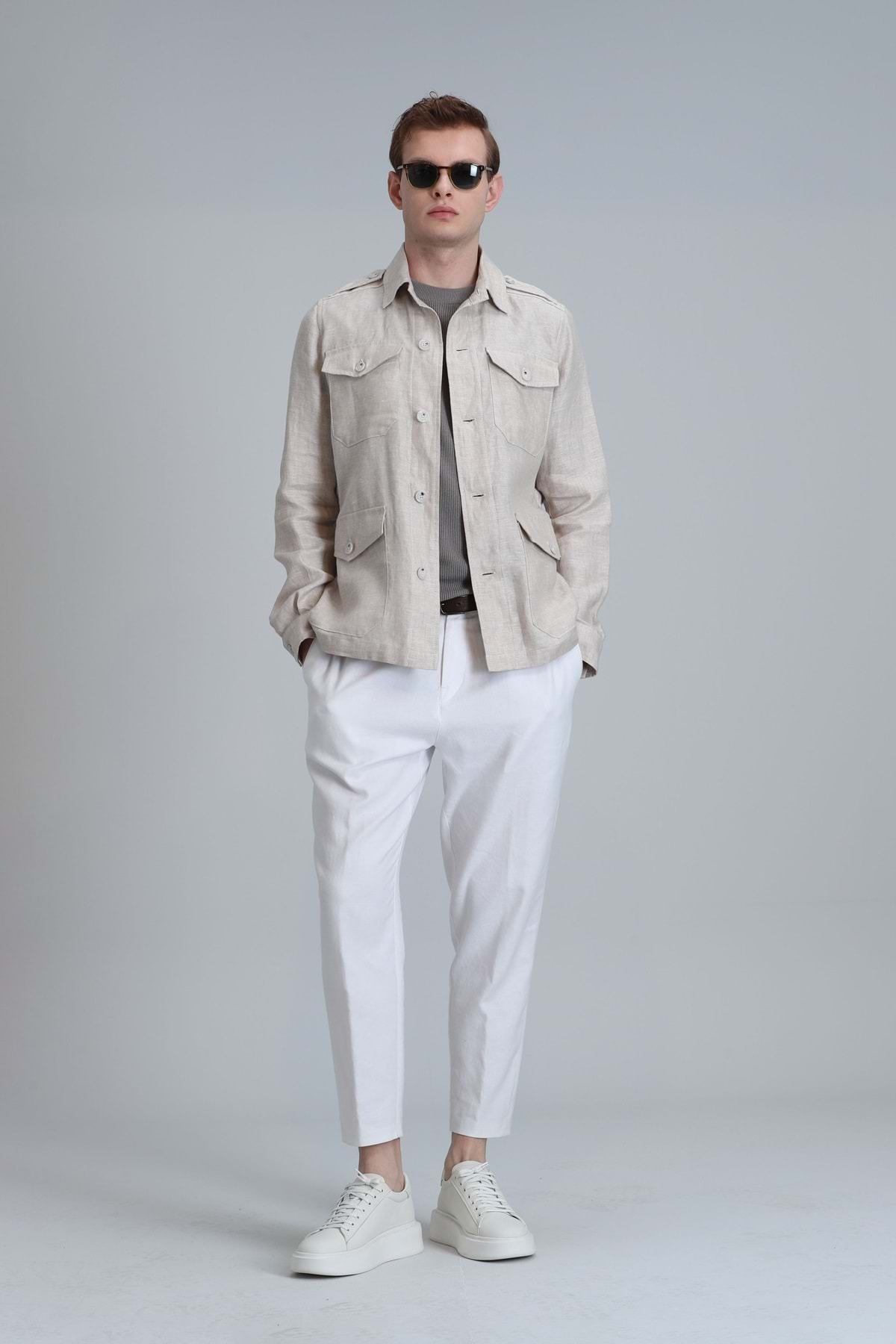 111230234 Gage Casual Erkek Sneaker Ayakkabı BEYAZ / Beden : 44 / Cinsiyet : Erkek