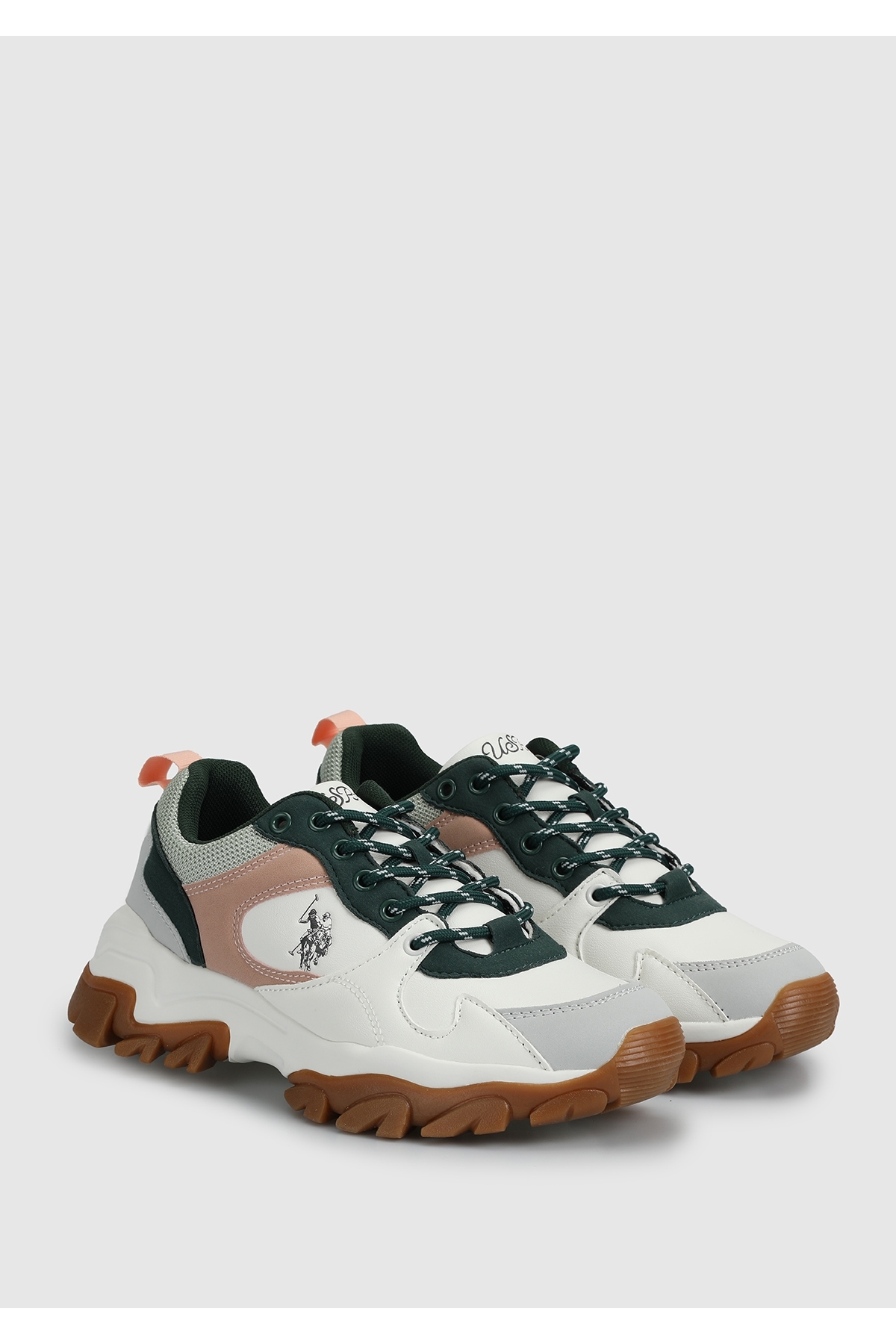 U.S. Polo Assn. 4F TRACKY 4PR Kadın  Beyaz Sneaker / Beden : 37 / Cinsiyet : Kadın / Kız