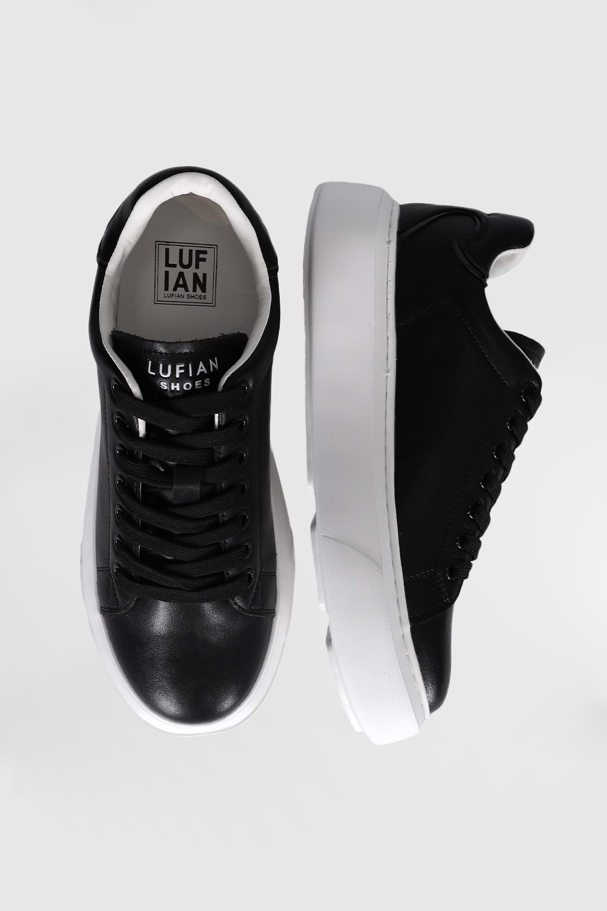 121230016 Amy Sneaker Unisex Deri Spor Ayakkabı SİYAH / Beden : 38 / Cinsiyet : Unisex