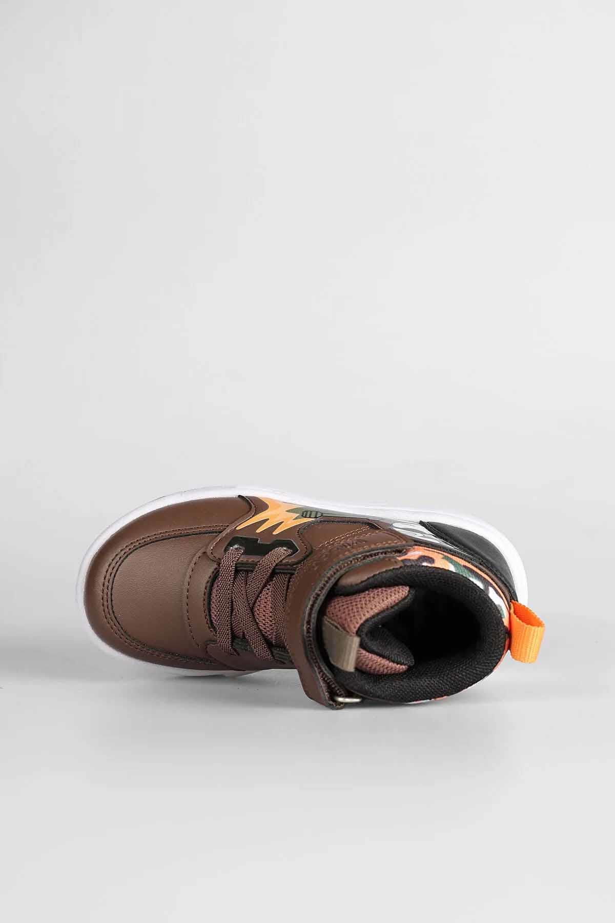 Dragus Işıklı Çocuk Bot Ayakkabı 946.P25K.435-08Kahve / Beden : 29 / Cinsiyet : Unisex