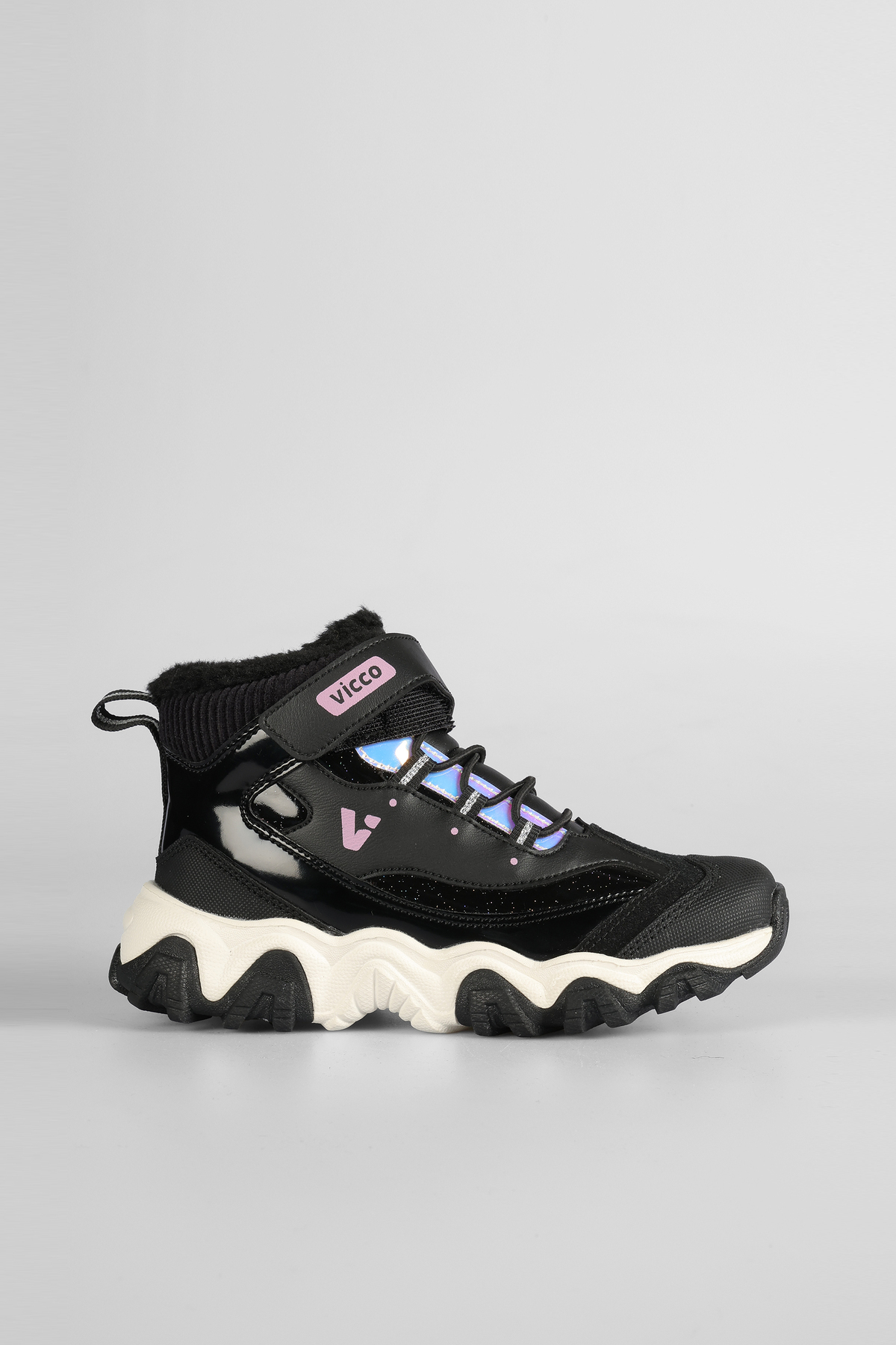 Radus Model Kürklü Hafif Phylon Unisex Çocuk Outdoor Siyah Bot / Beden : 32 / Cinsiyet : Unisex