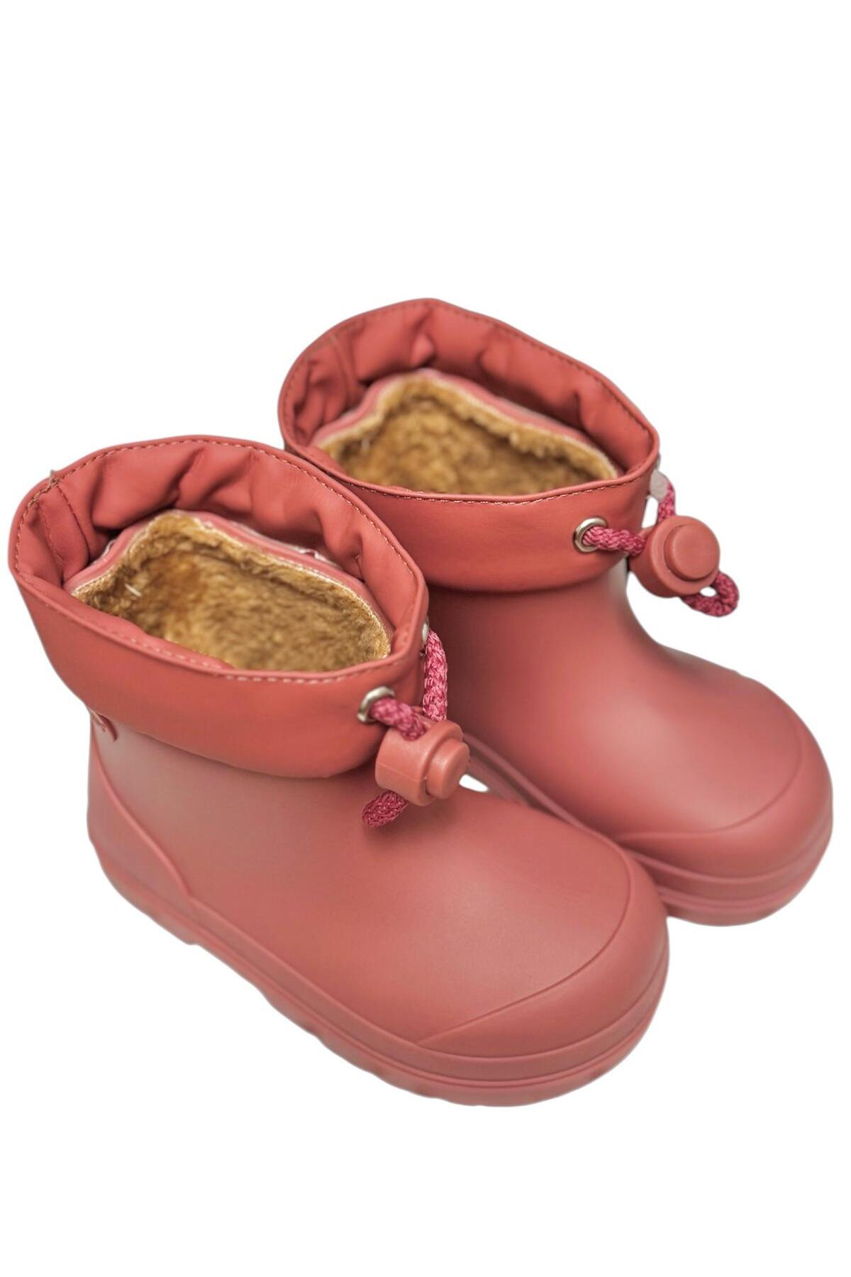 MENDİ BORREGUITO KÜRKLÜ FRAMBUAZ BOT / Beden : 27 / Cinsiyet : Unisex