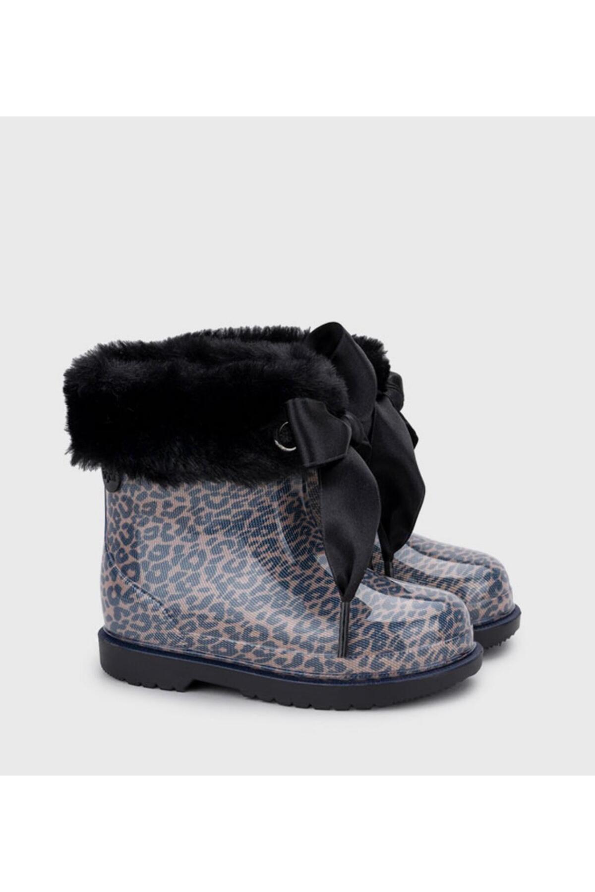 Bimbi Leo Soft Siyah Leopar Kız Çocuk Yağmur Botu / Beden : 28 / Cinsiyet : Kadın / Kız