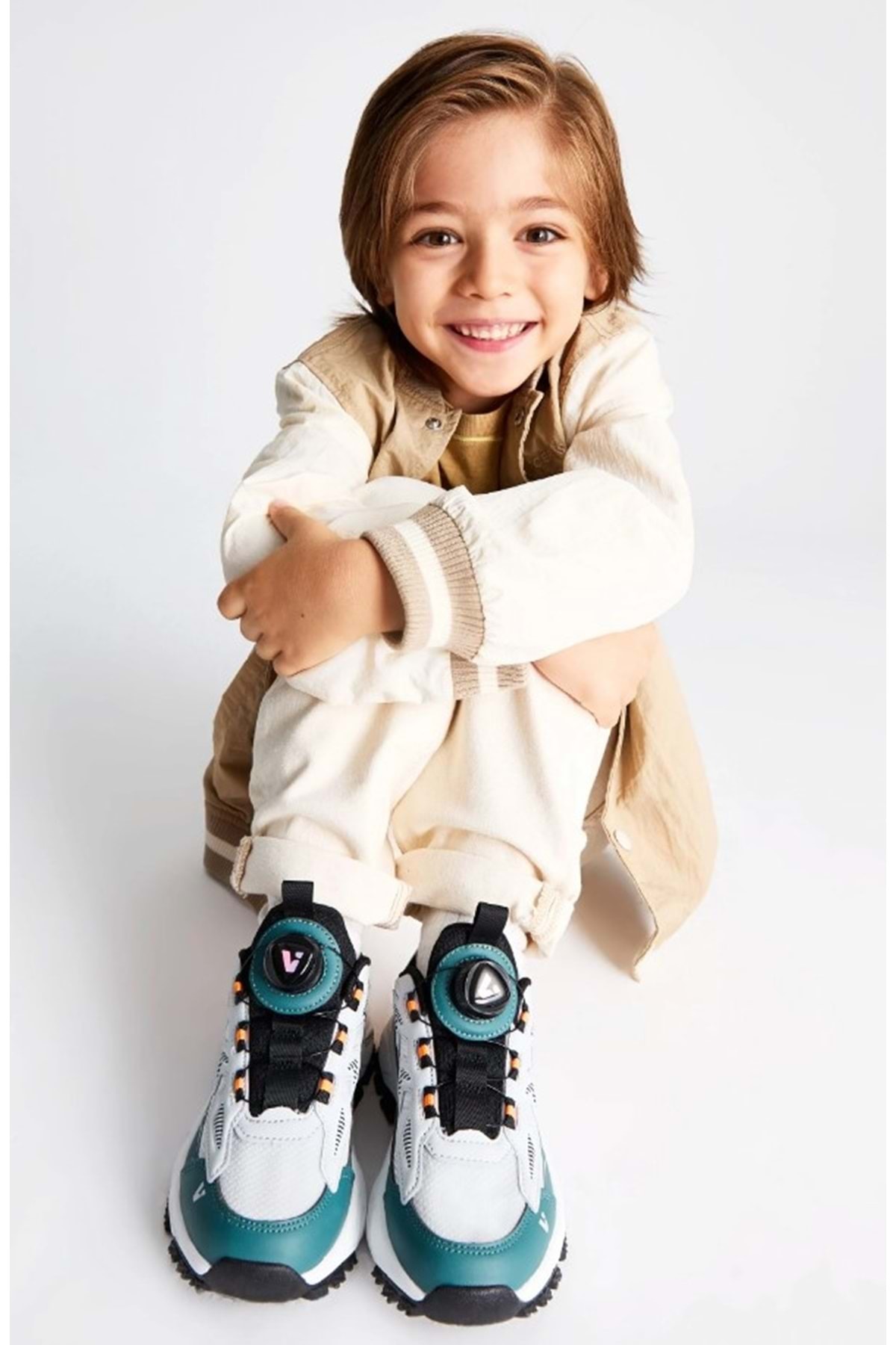 Bard Akıllı Bağcık Mekanizmalı Ortopedik Çocuk Spor Ayakkabı YEŞİL / Beden : 35 / Cinsiyet : Unisex