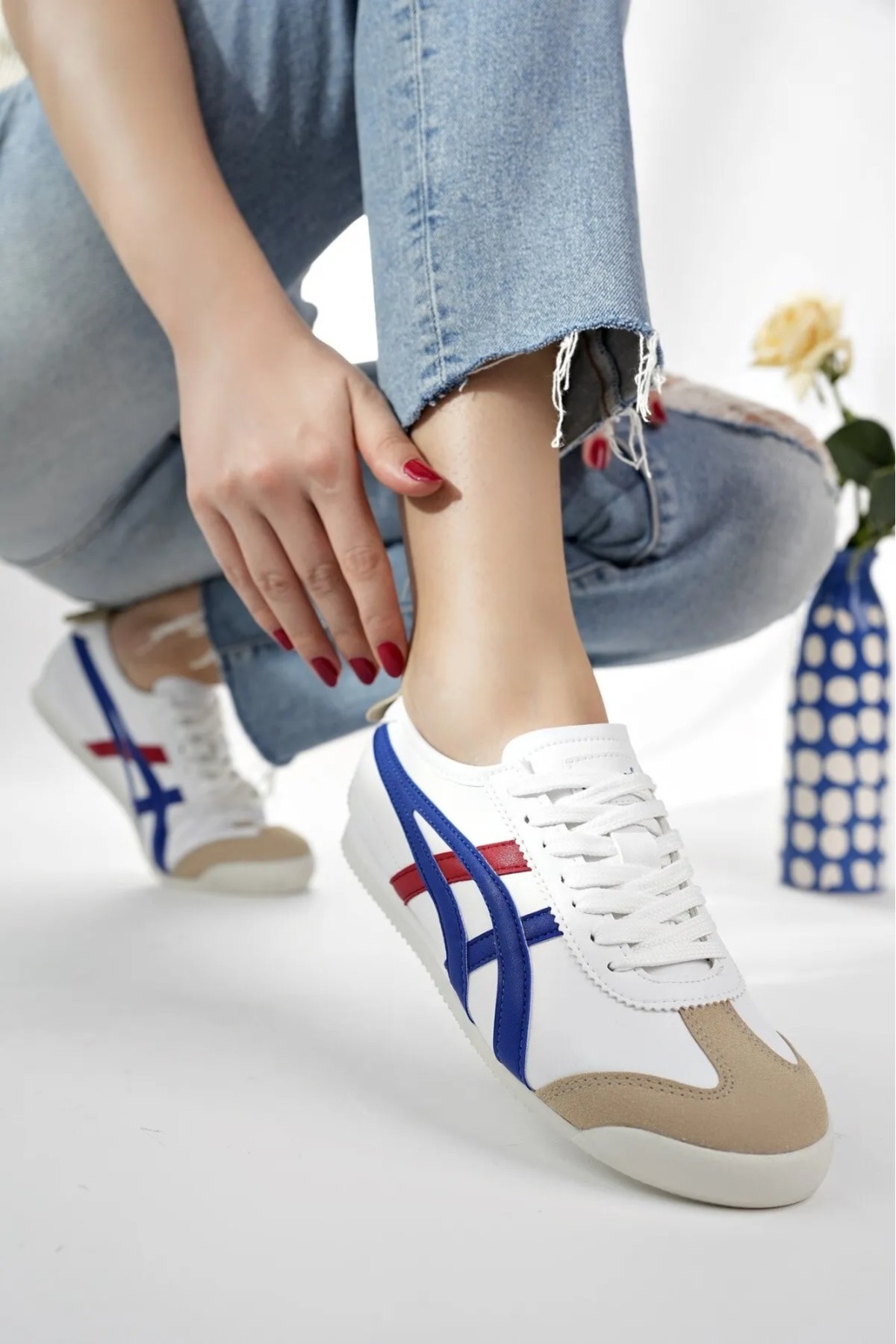 Unisex Casual Oxford Kısa Kaymaz Taban Yürüyüş Spor Ayakkabı / Beden : 44 / Cinsiyet : Unisex