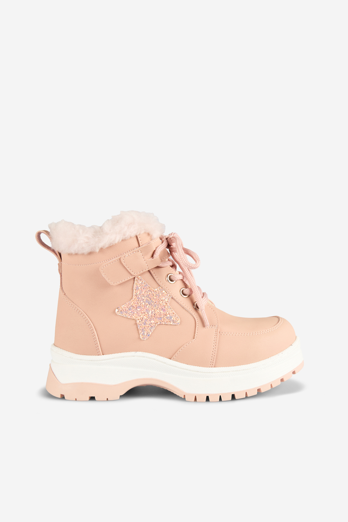 Punto Kürklü Kız Çocuk Pudra Bot / Beden : 35 / Cinsiyet : Kadın / Kız