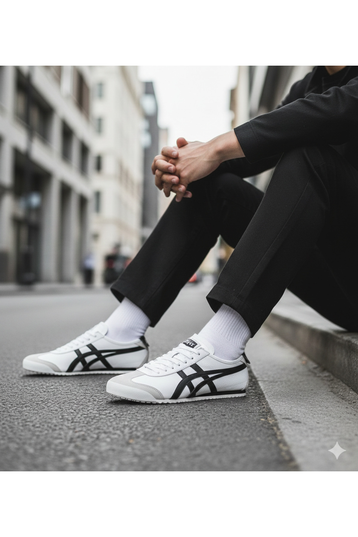 Beyaz Siyah Unisex Sneaker Günlük Spor Ayakkabı / Beden : 37 / Cinsiyet : Kadın / Kız