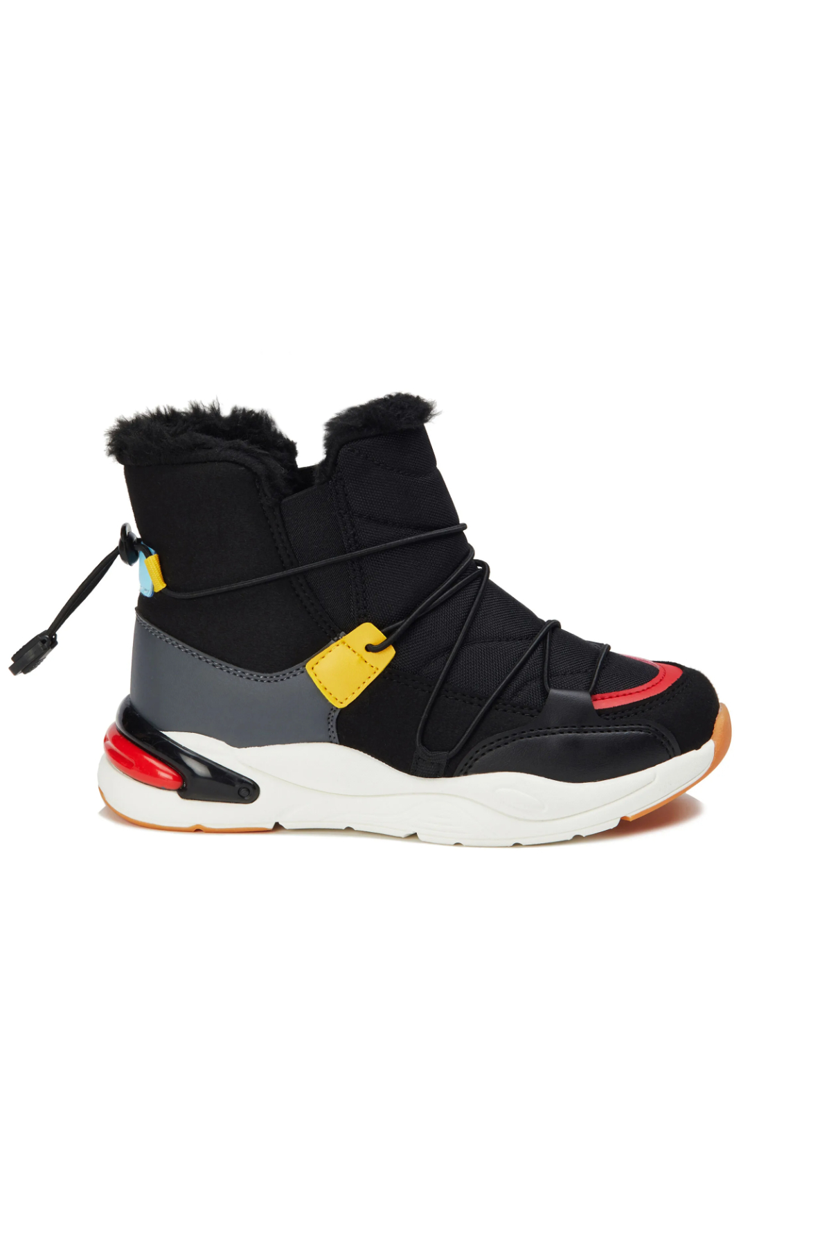 943.P21K.368 Pablo Çocuk Bot Siyah Beyaz / Beden : 27 / Cinsiyet : Unisex