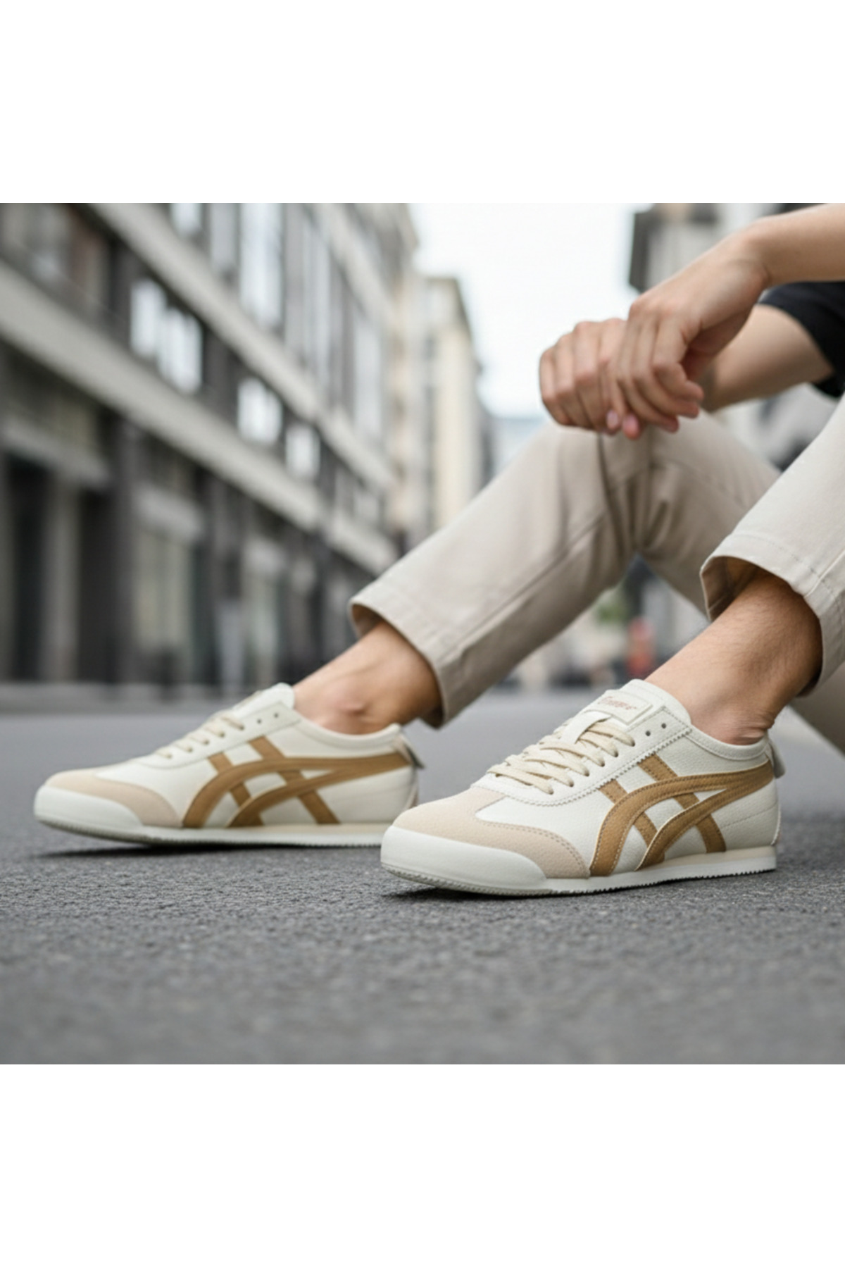 Bej Kahve Unisex Sneaker Günlük Spor Ayakkabı / Beden : 41 / Cinsiyet : Kadın / Kız